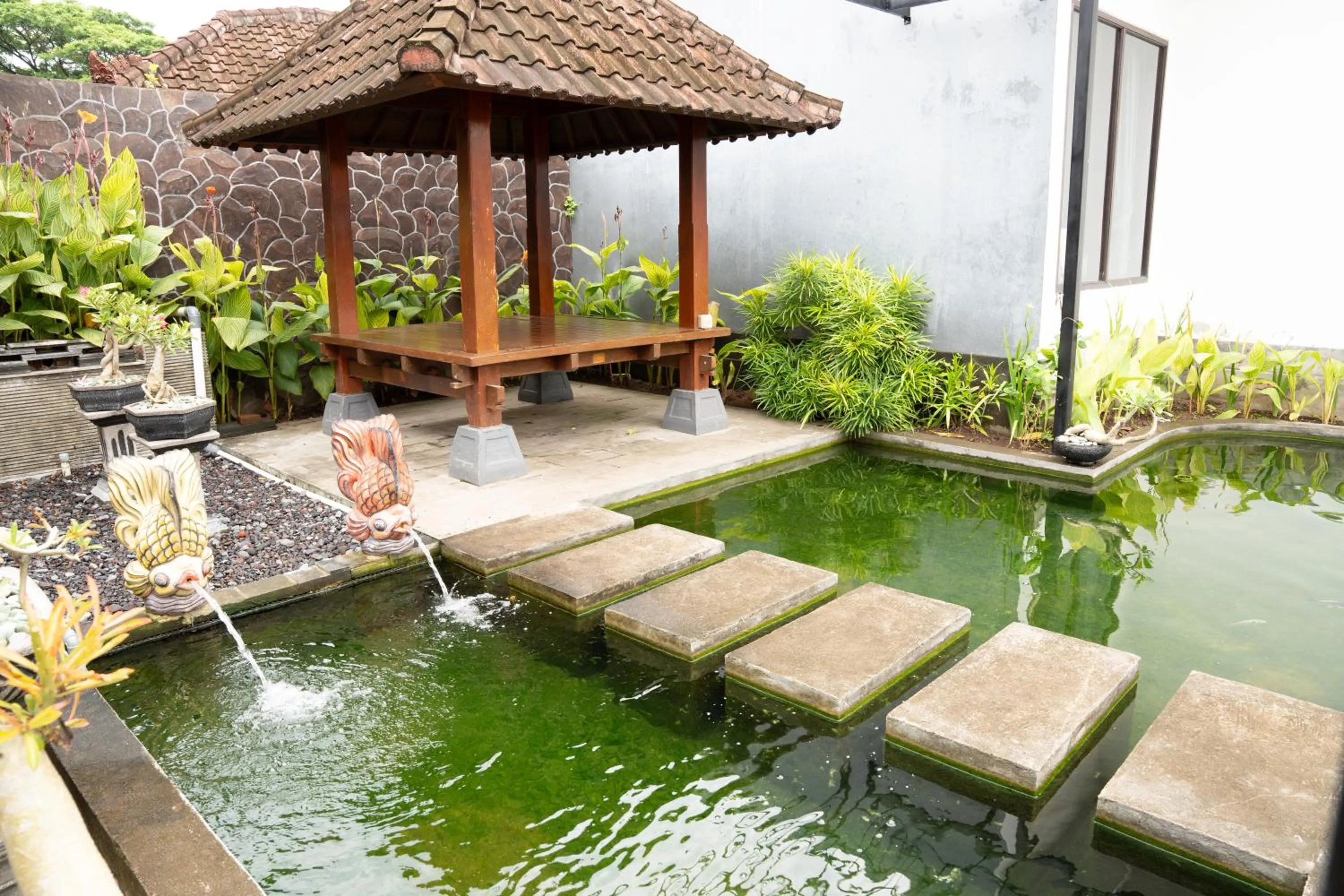 Garden in Tulamben Dive Resort