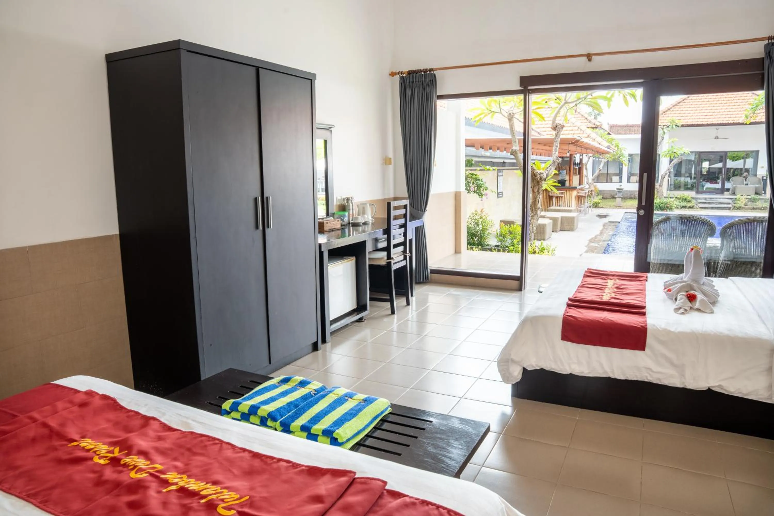 Bedroom, Bed in Tulamben Dive Resort