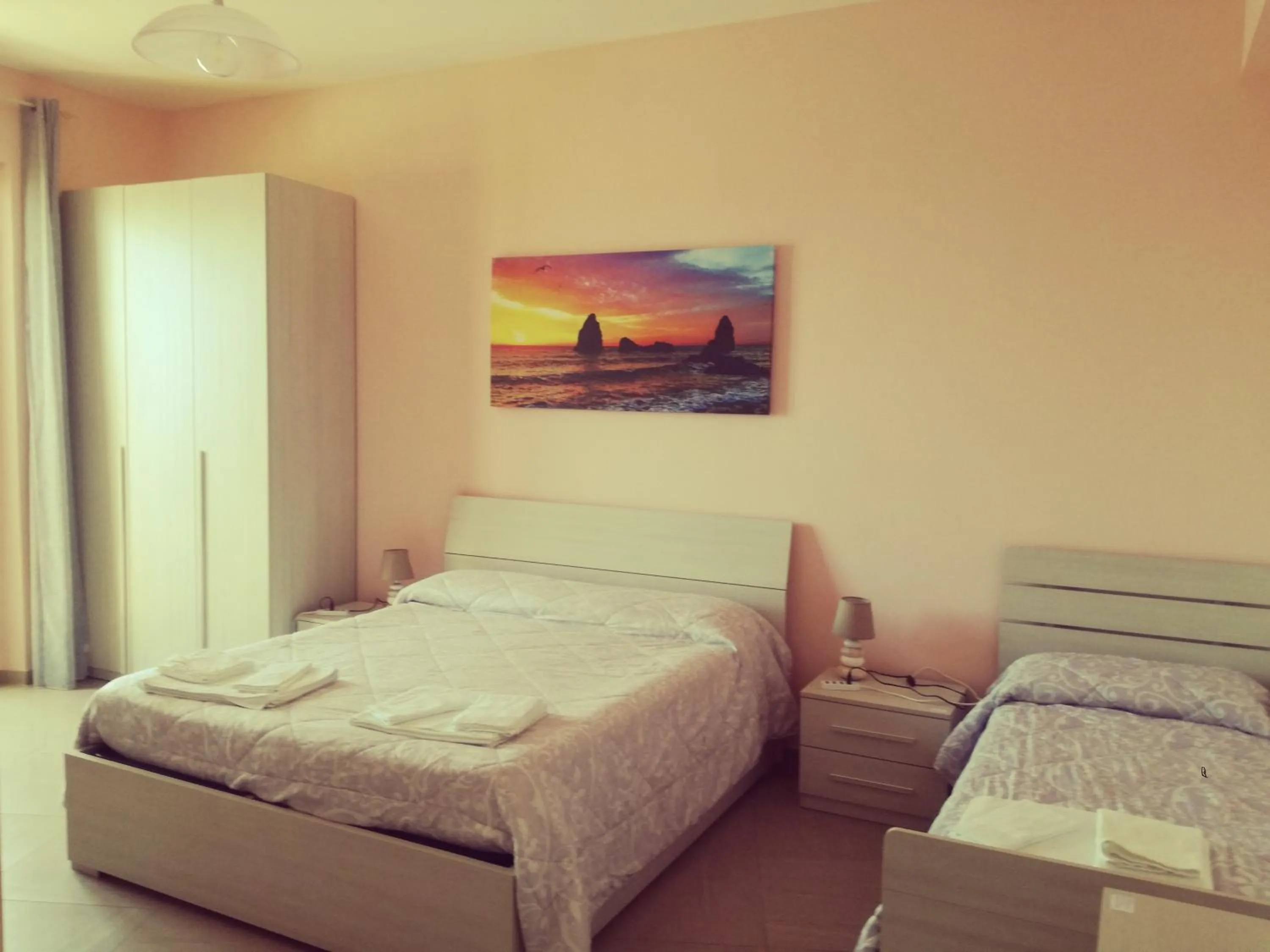 Bed in B&B la spiaggetta di Stazzo