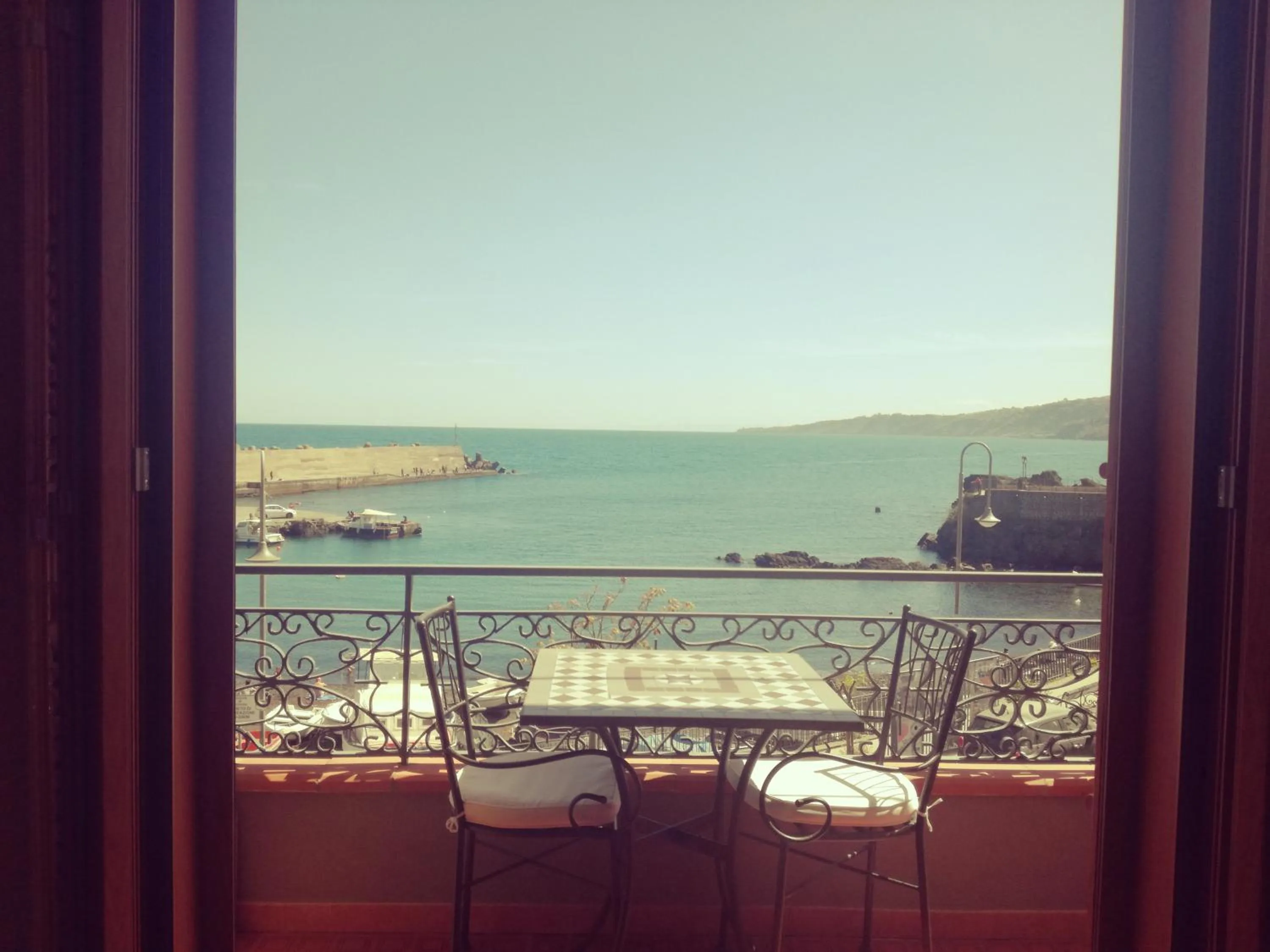 Balcony/Terrace in B&B la spiaggetta di Stazzo