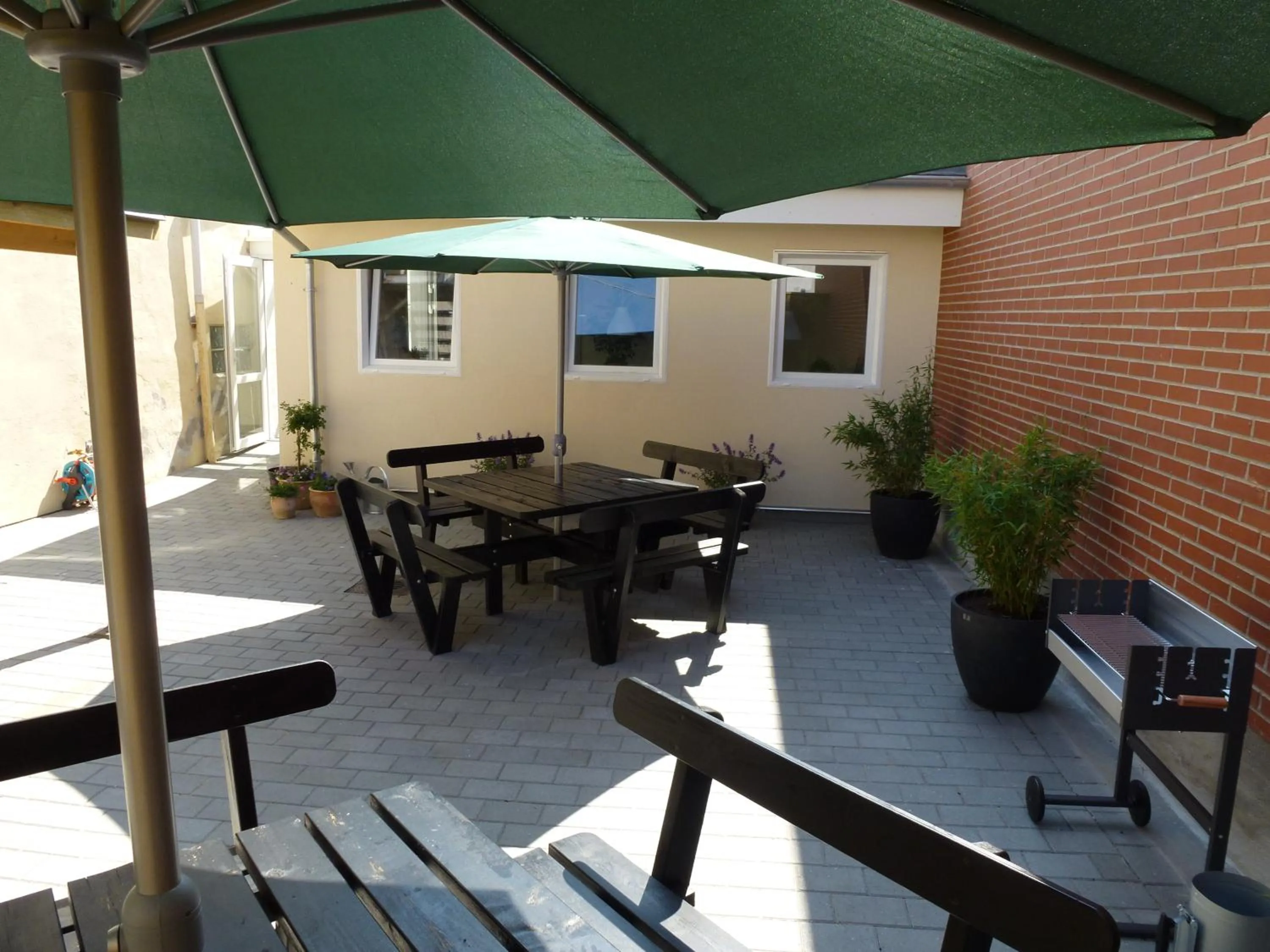 Patio in Danhostel Frederikshavn City