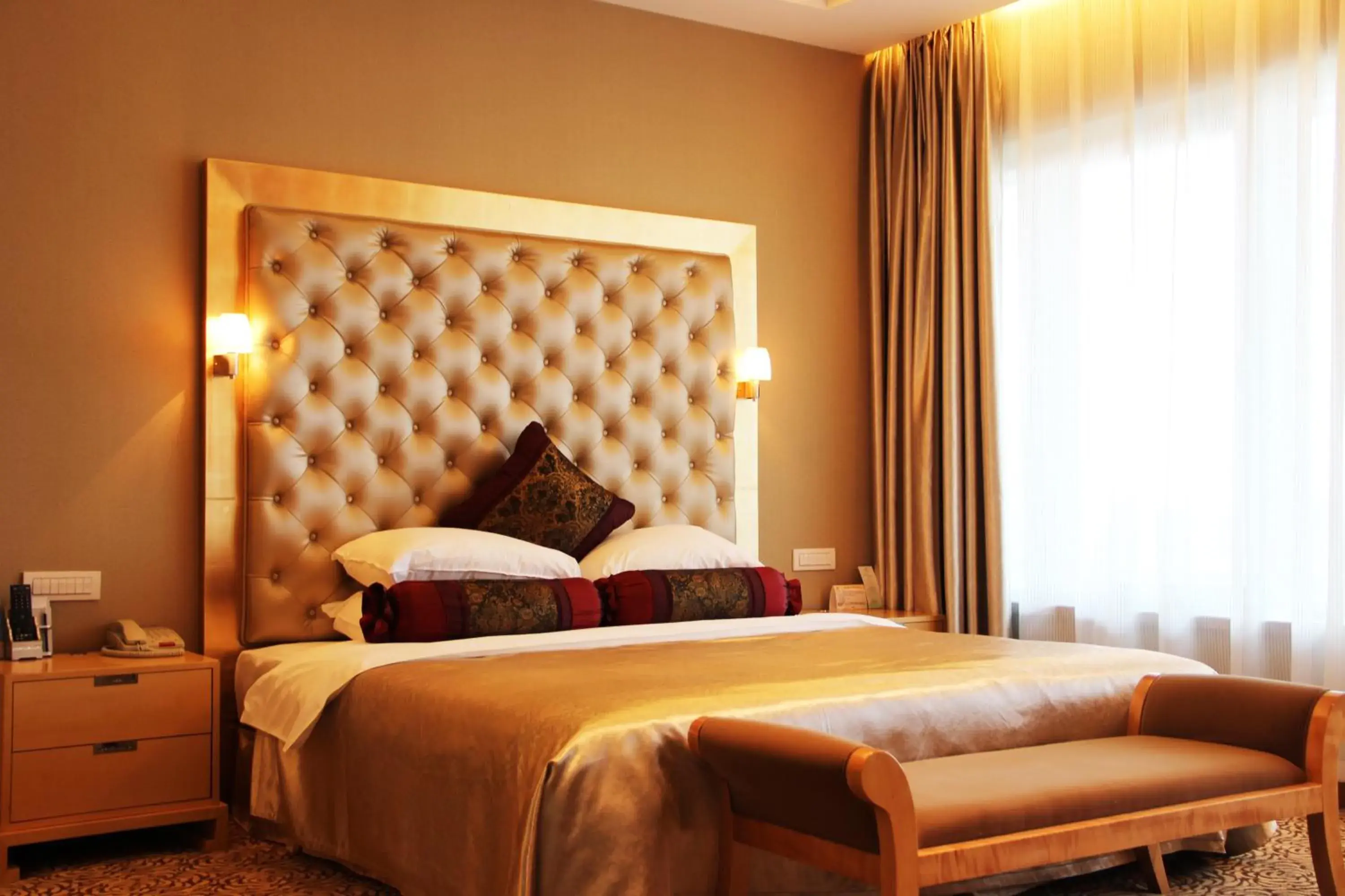 Bed in Glarun Jinling Hotel Bed in Glarun Jinling Hotel