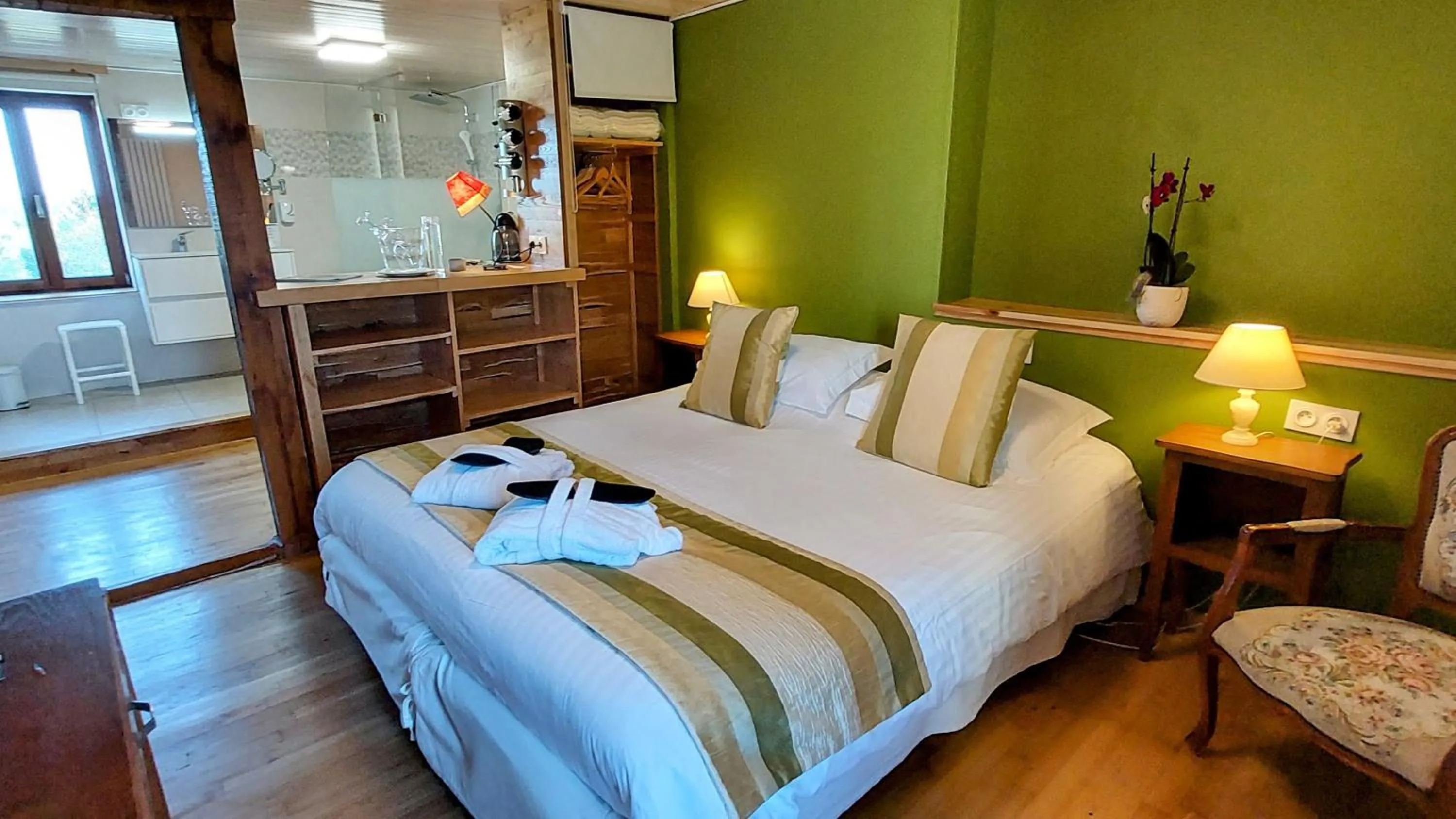 Bed in Le Ranch des Lacs