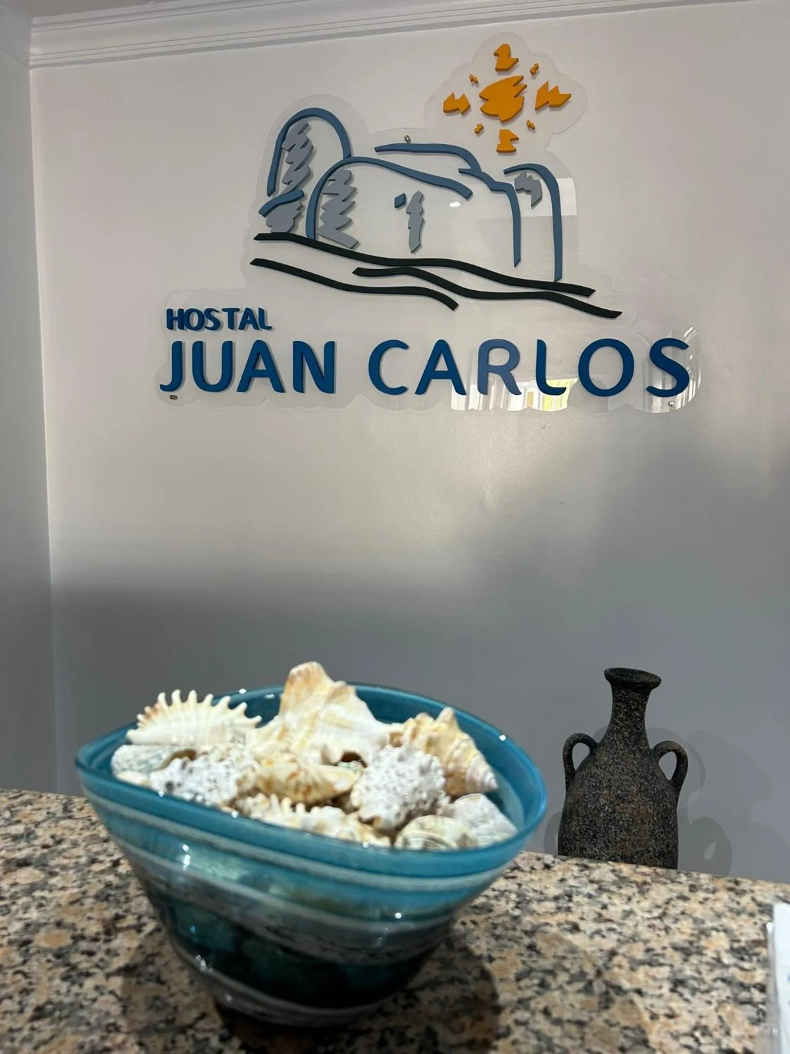 Lobby or reception in Hostal Juan Carlos