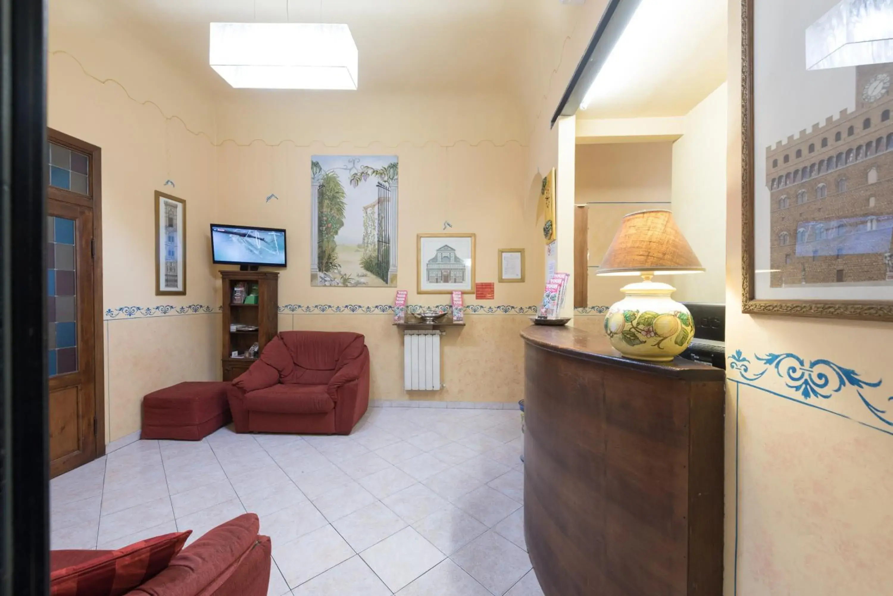 Lobby or reception in Hotel Palazzuolo Lobby or reception in Hotel Palazzuolo