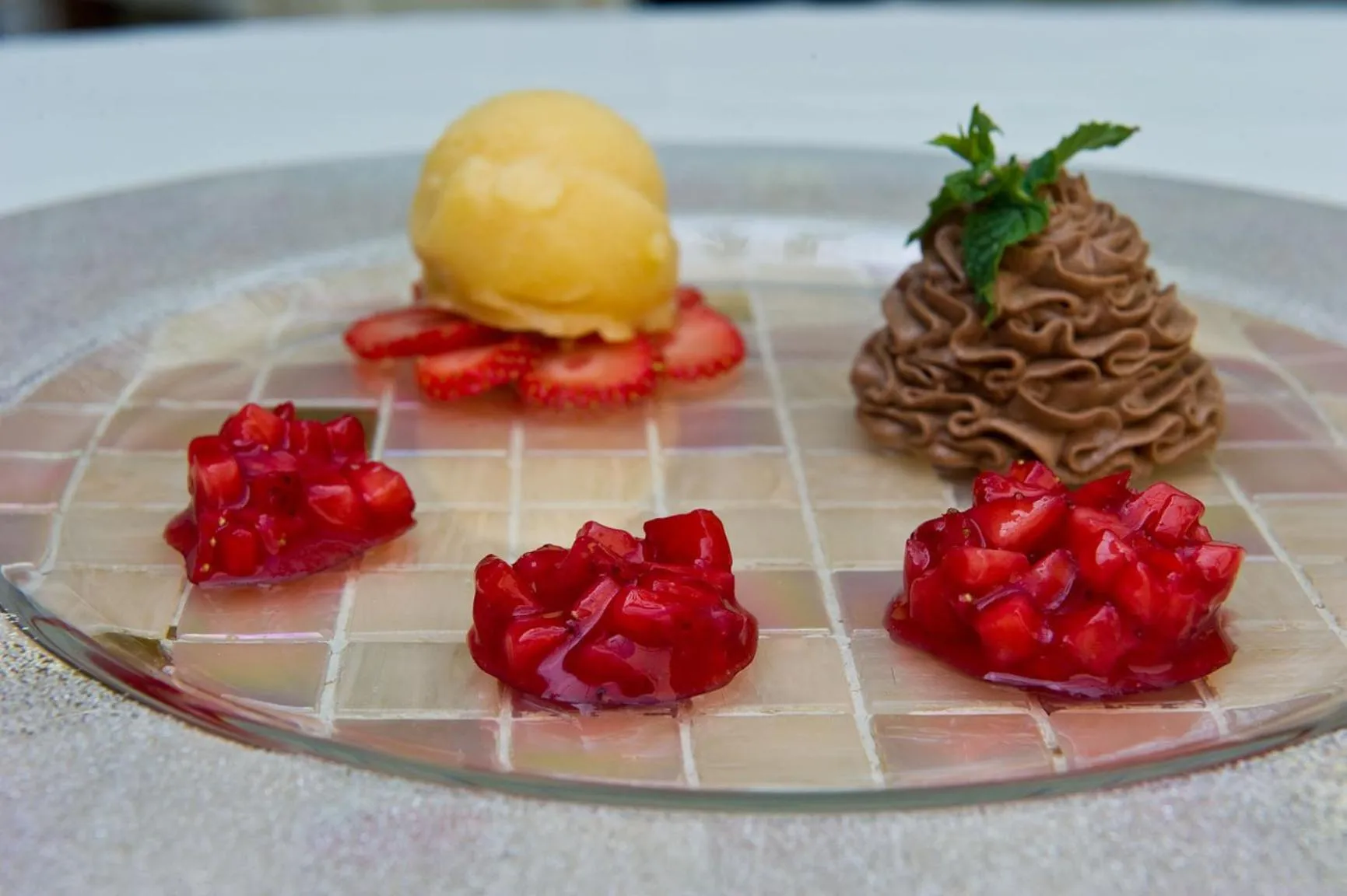 Food close-up in Albergo Cavallino