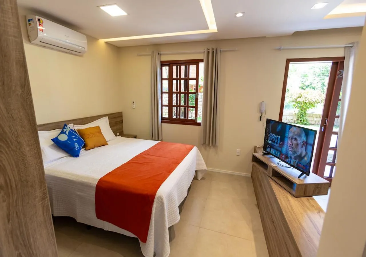 Bed in Pousada Nossa Senhora de Fatima