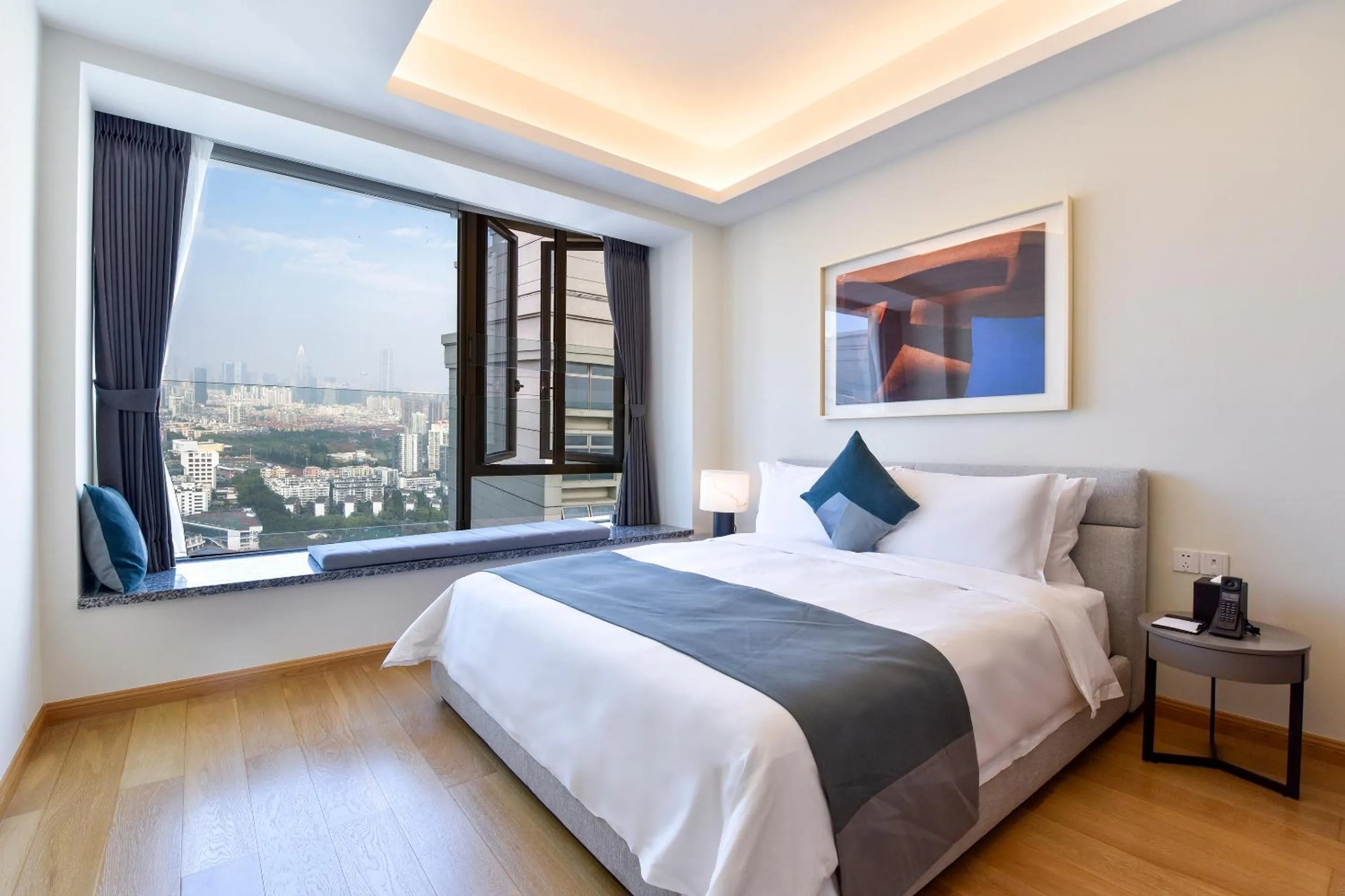 Photo of the whole room, Bed in The Clouds Apartment