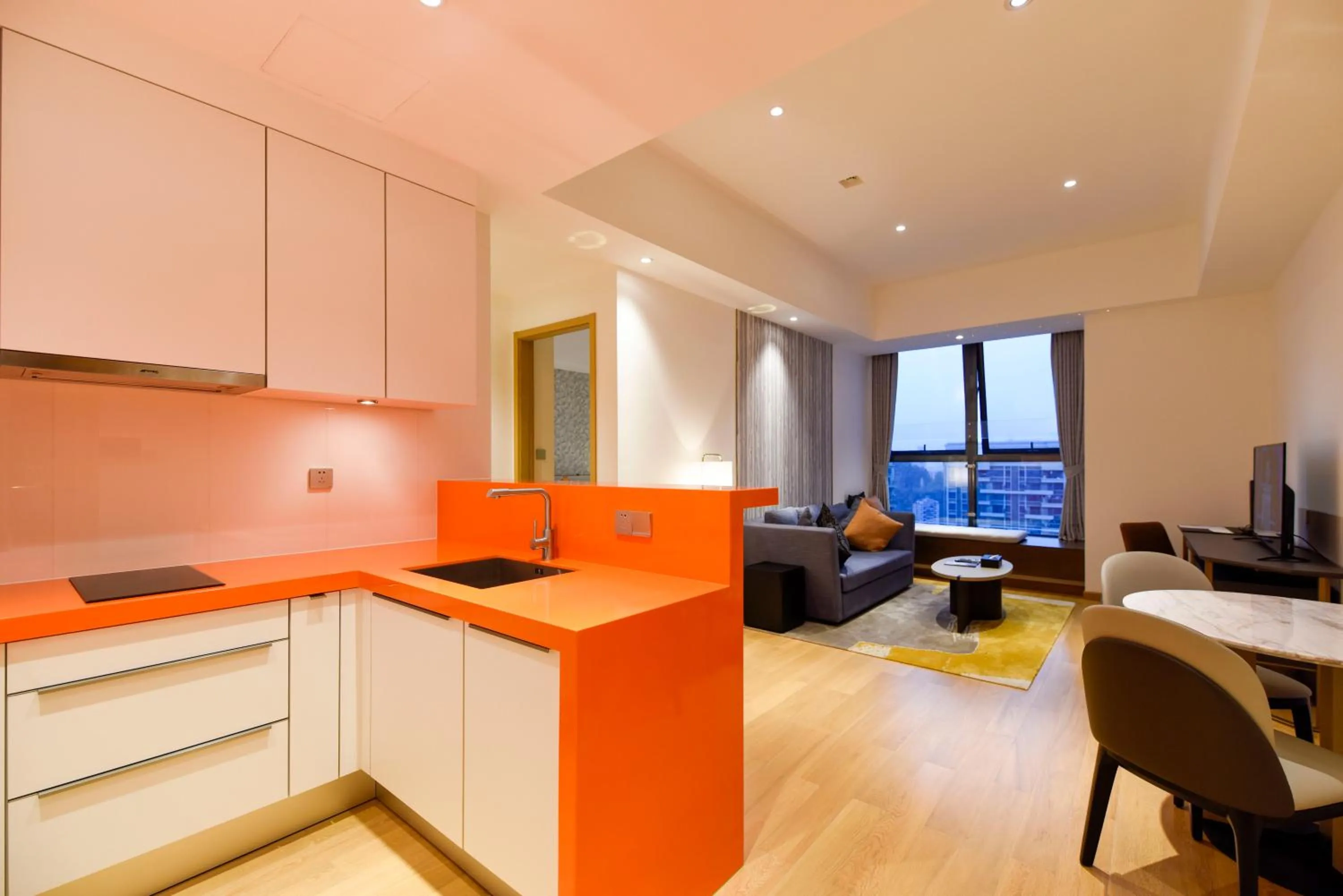 Living room in The Clouds Apartment