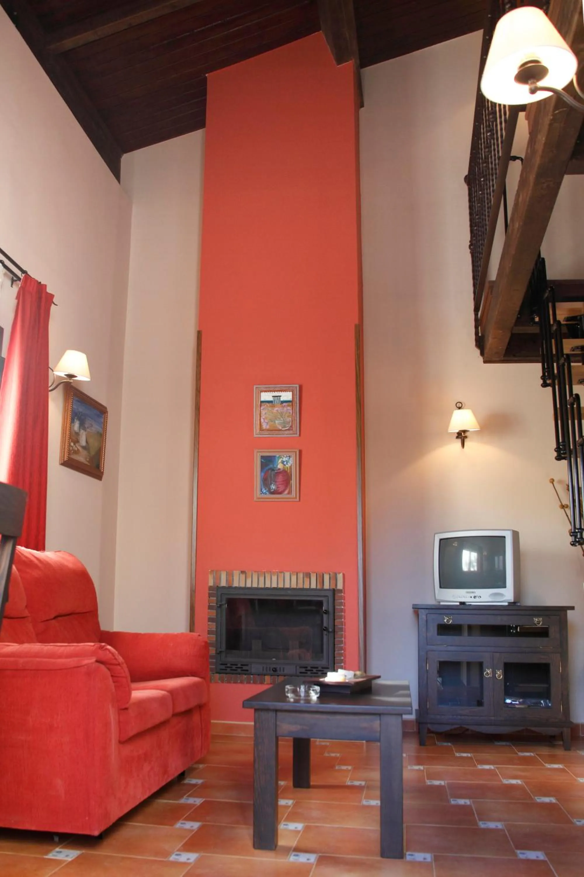 Seating area in Finca El Encinar