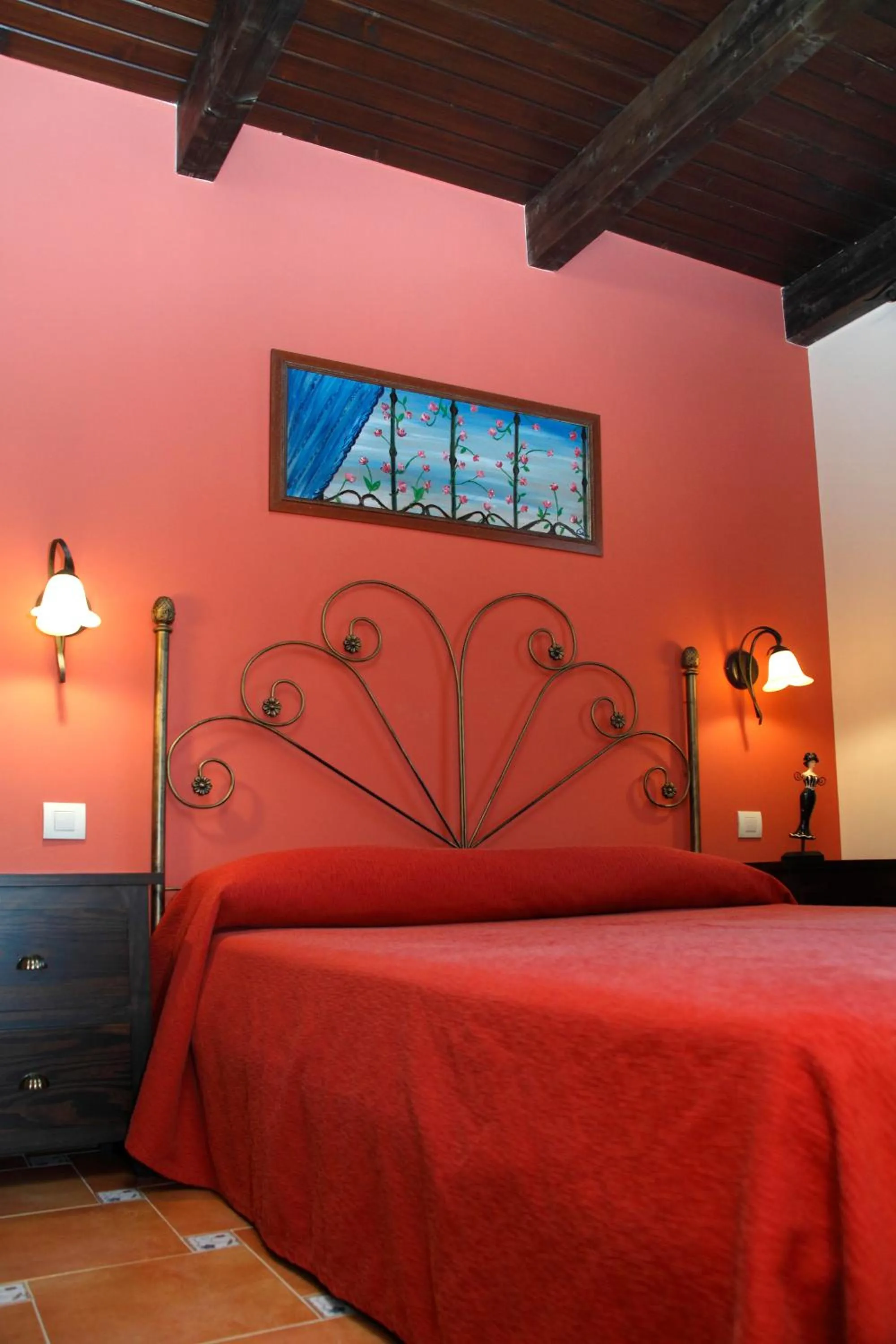 Bedroom, Bed in Finca El Encinar