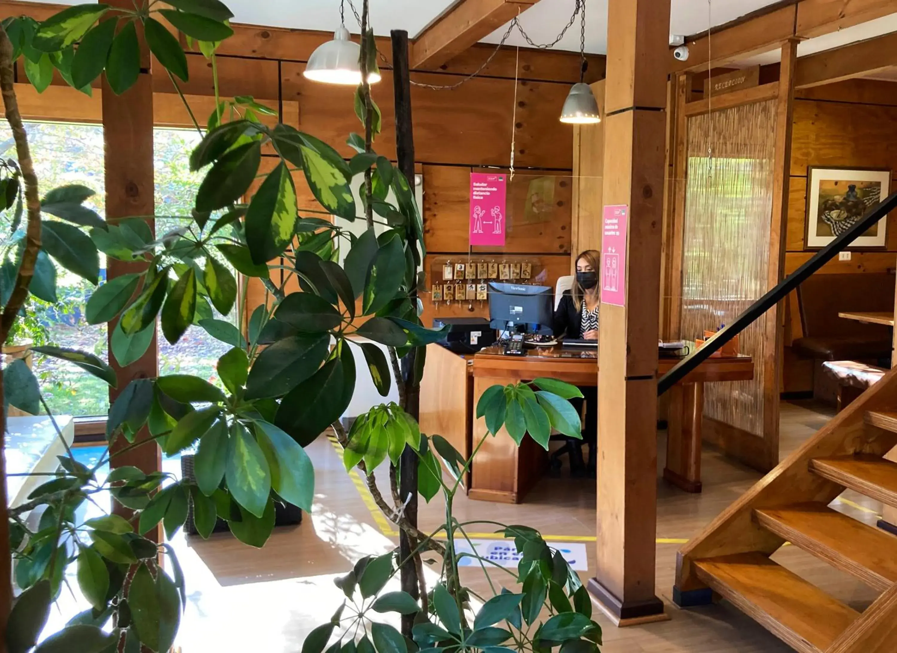 Lobby or reception in Hotel Truyaca Lobby or reception in Hotel Truyaca