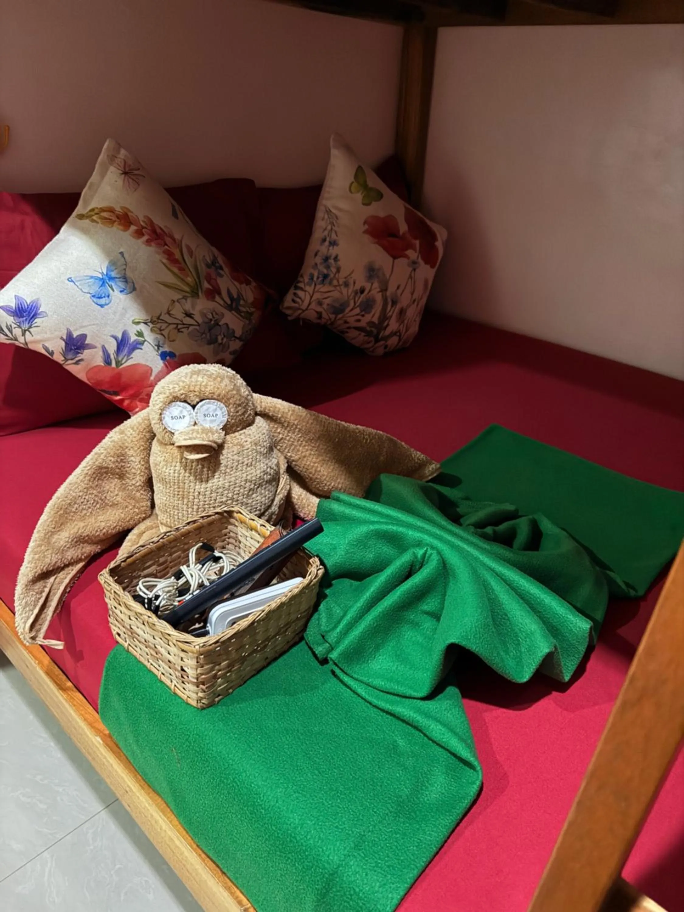 Bed in Lolo Bob's Bed And Breakfast