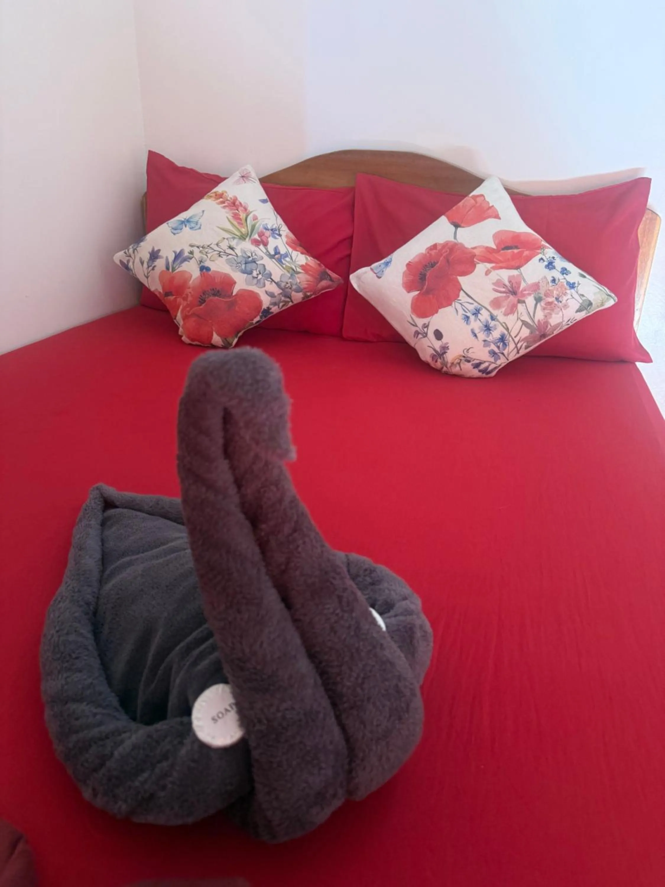 Bed in Lolo Bob's Bed And Breakfast