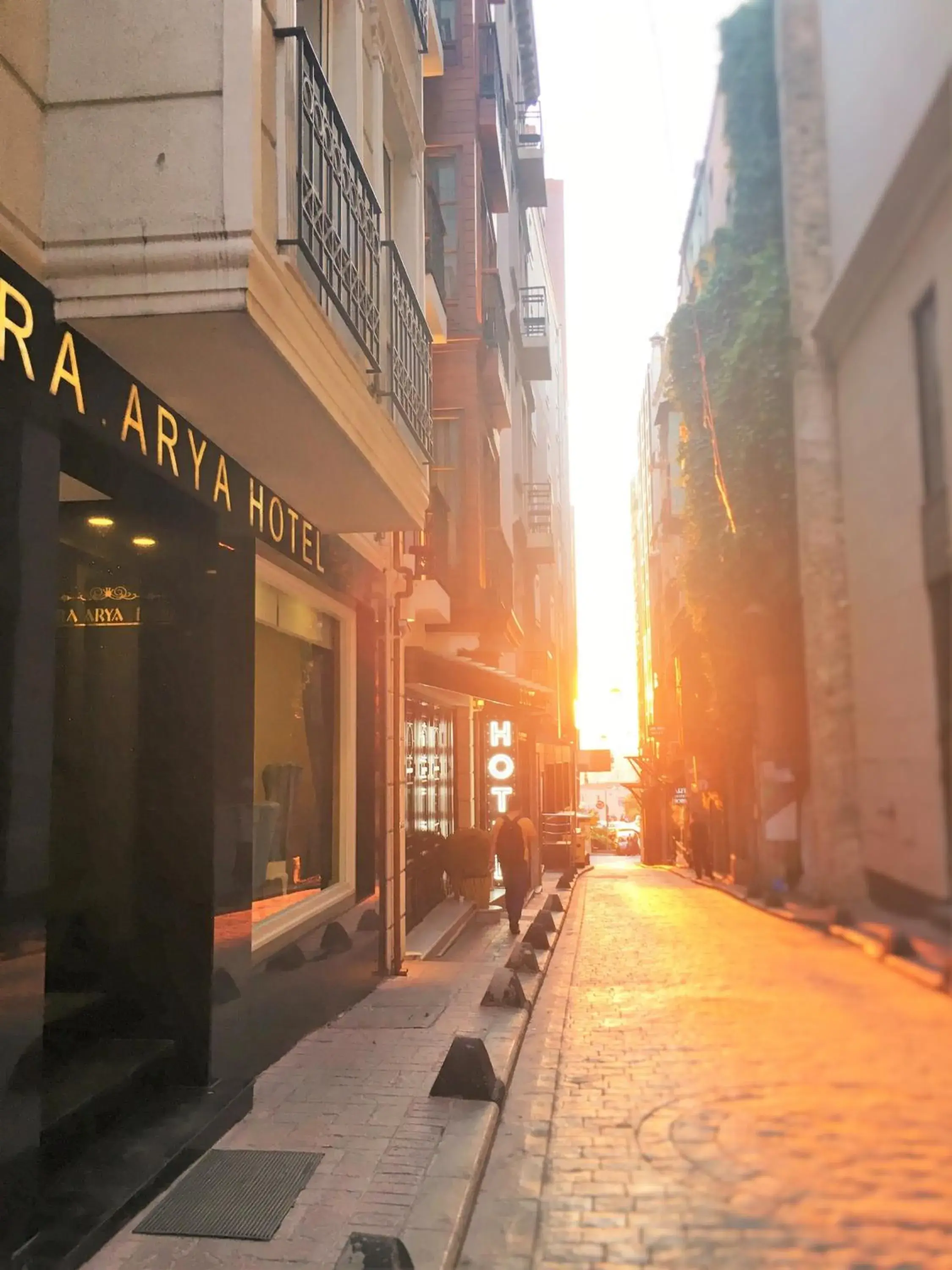 Facade/entrance in Pera Arya Hotel Facade/entrance in Pera Arya Hotel