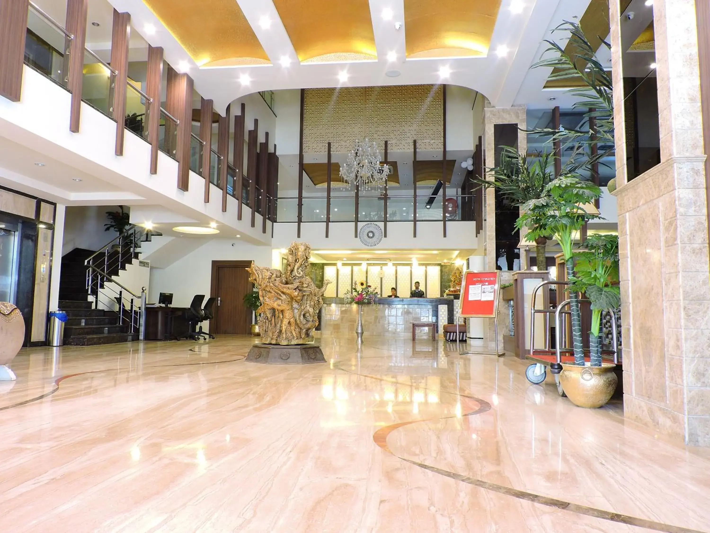 Lobby or reception in Hotel Devashish Haldwani Lobby or reception in Hotel Devashish Haldwani