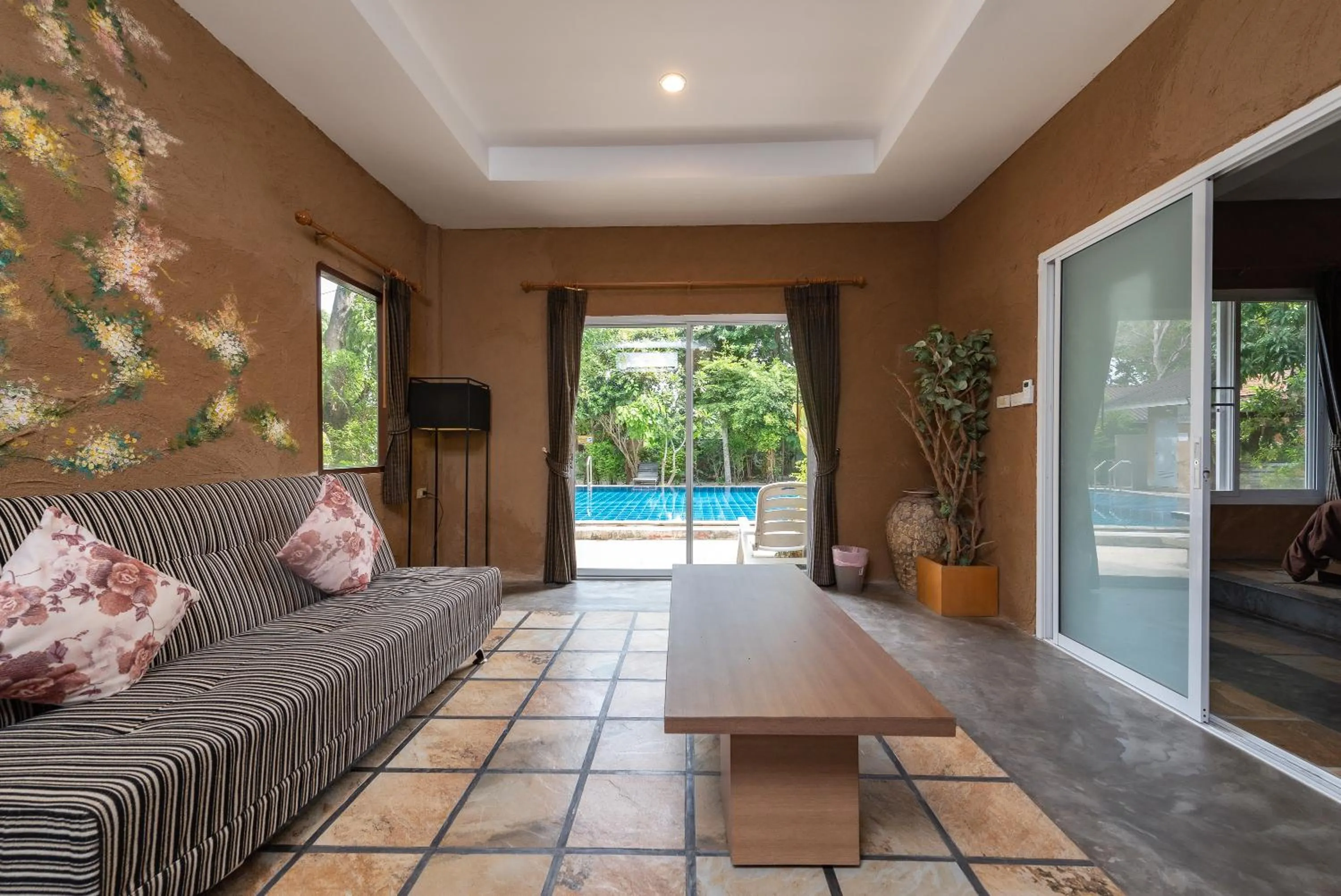 Living room in Muntra Garden Resort