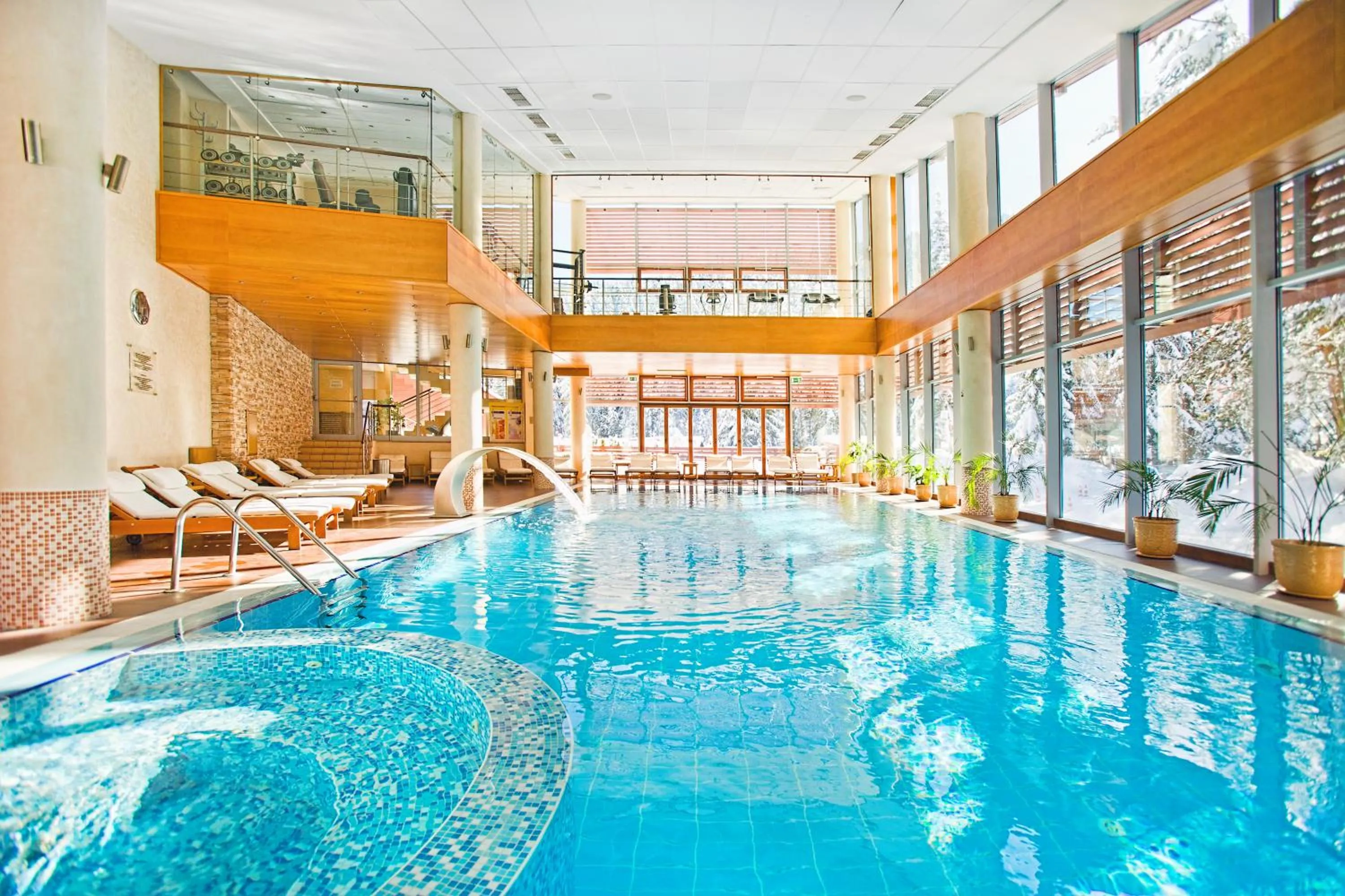 Swimming pool in Hotel Yastrebets Wellness & Spa
