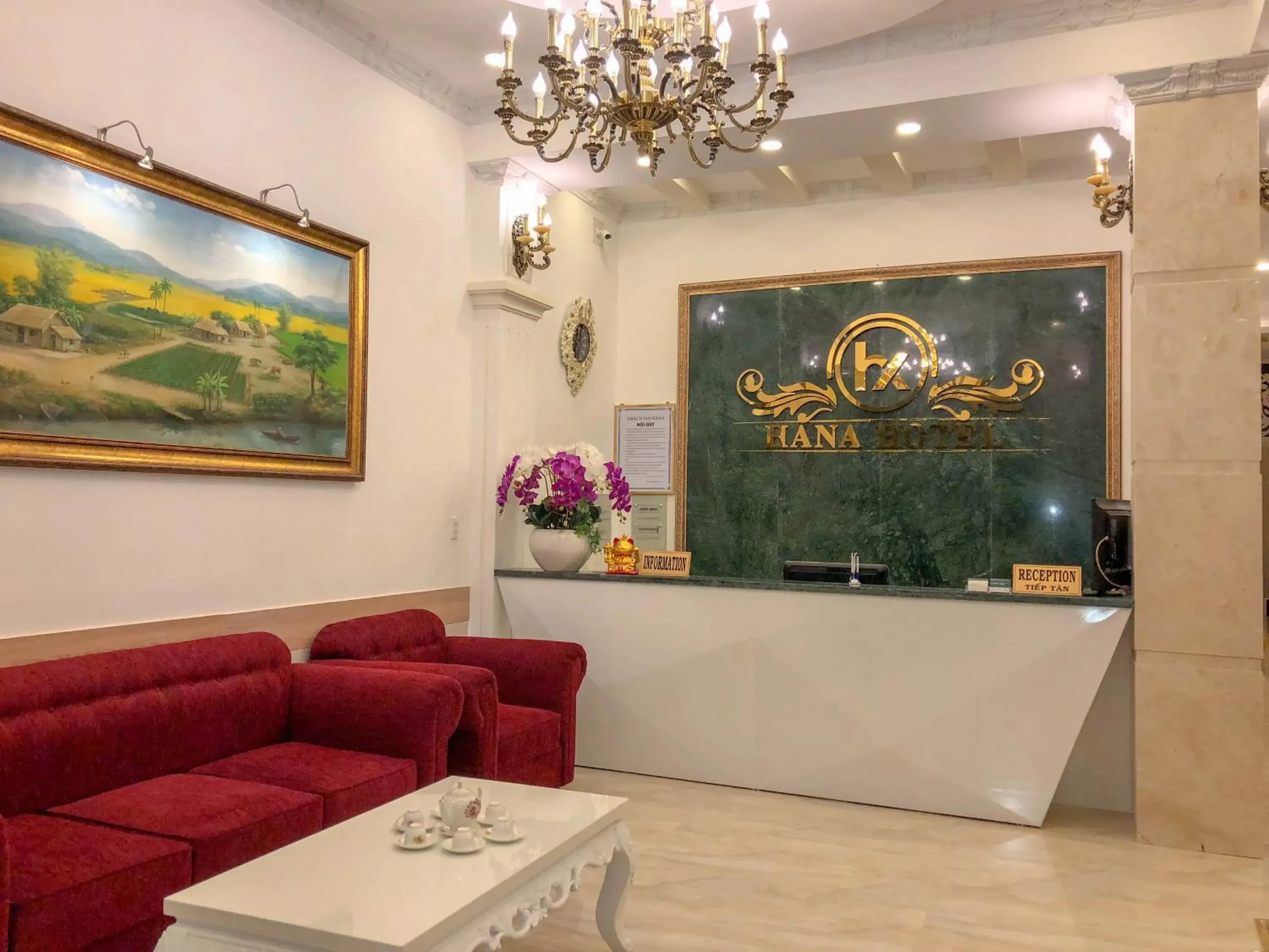 Lobby or reception in Hana Dalat Hotel Lobby or reception in Hana Dalat Hotel