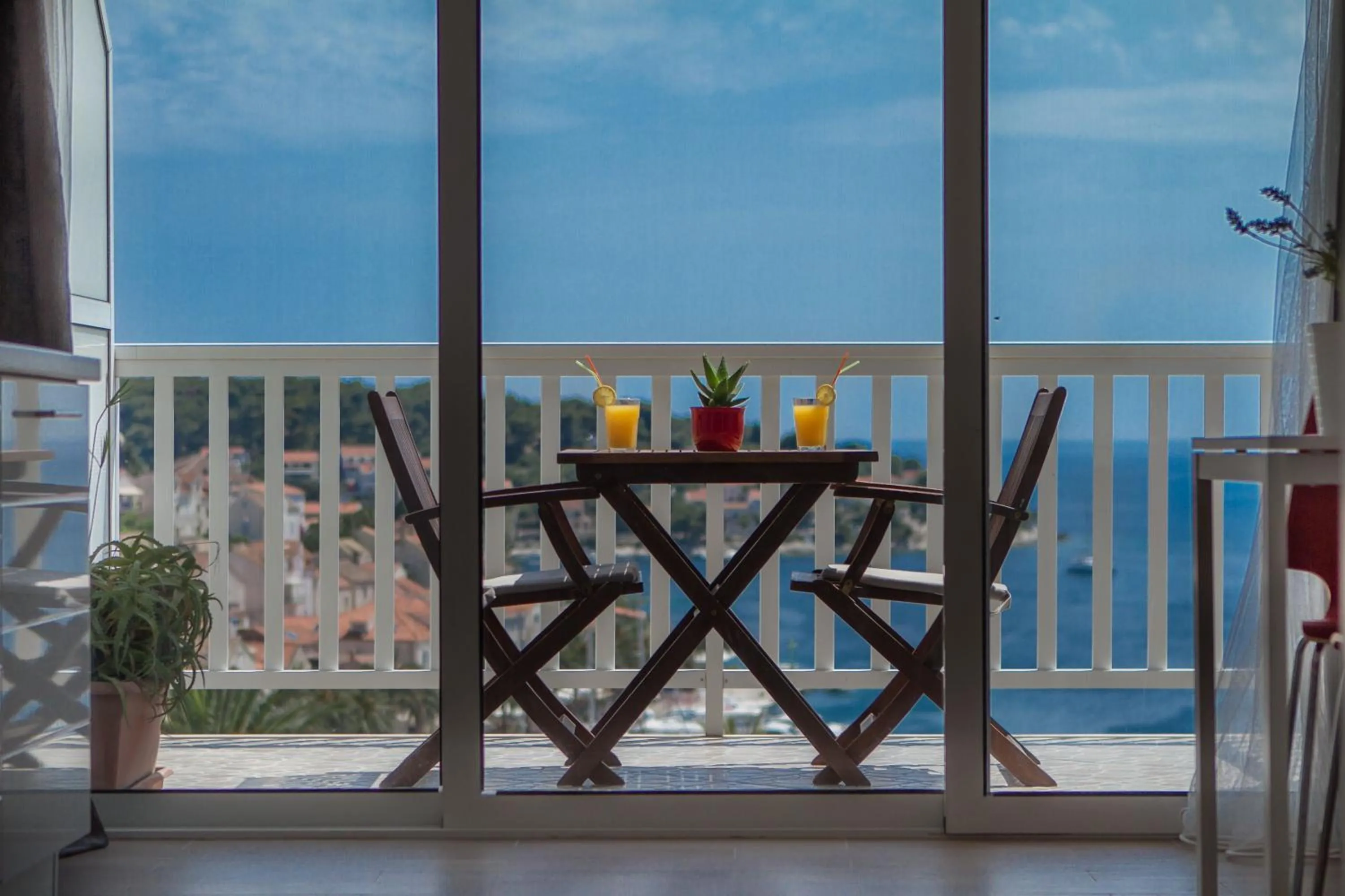 Balcony/Terrace in Apartments and Rooms Bonkan Hvar