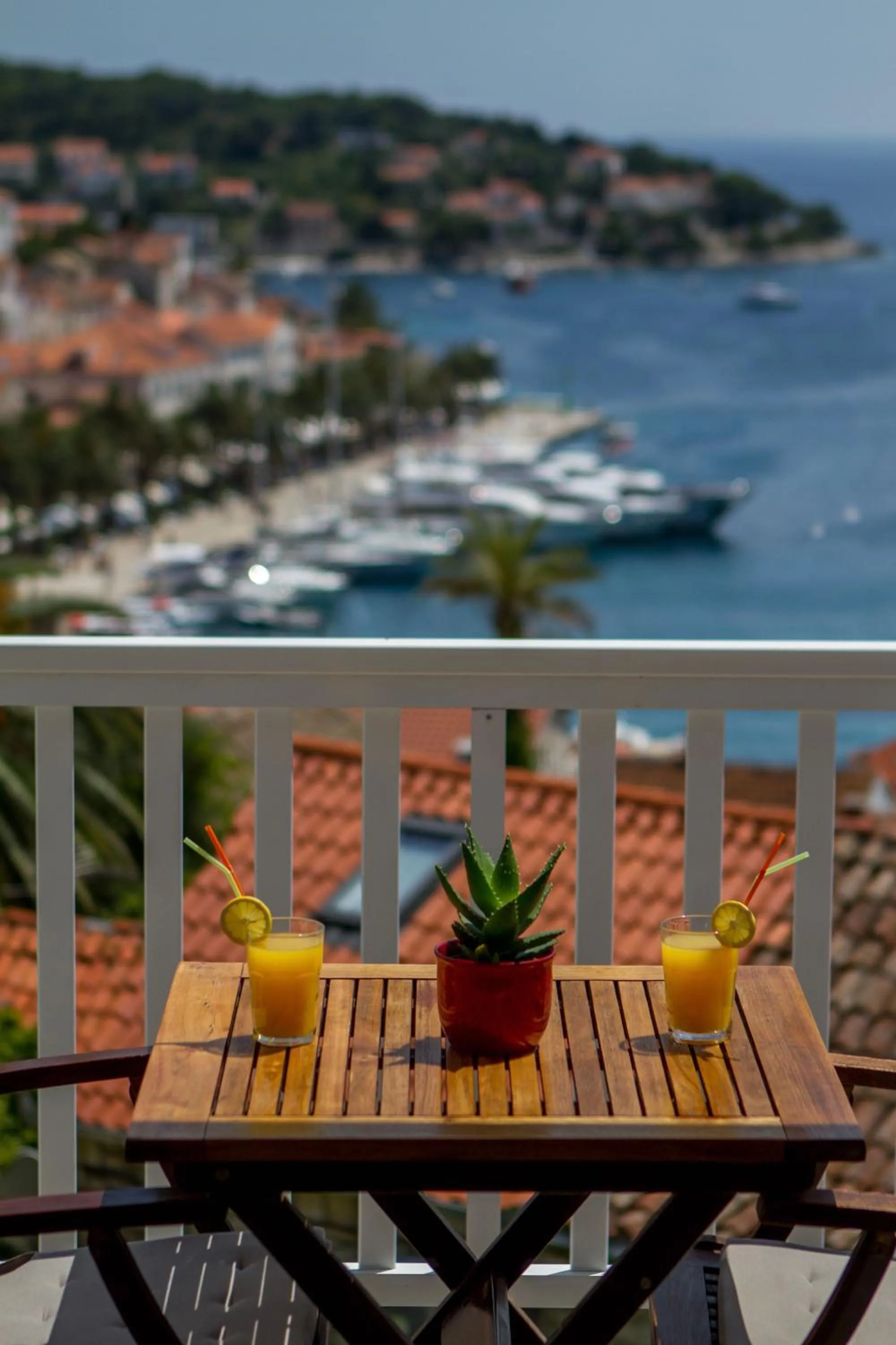 Balcony/Terrace in Apartments and Rooms Bonkan Hvar