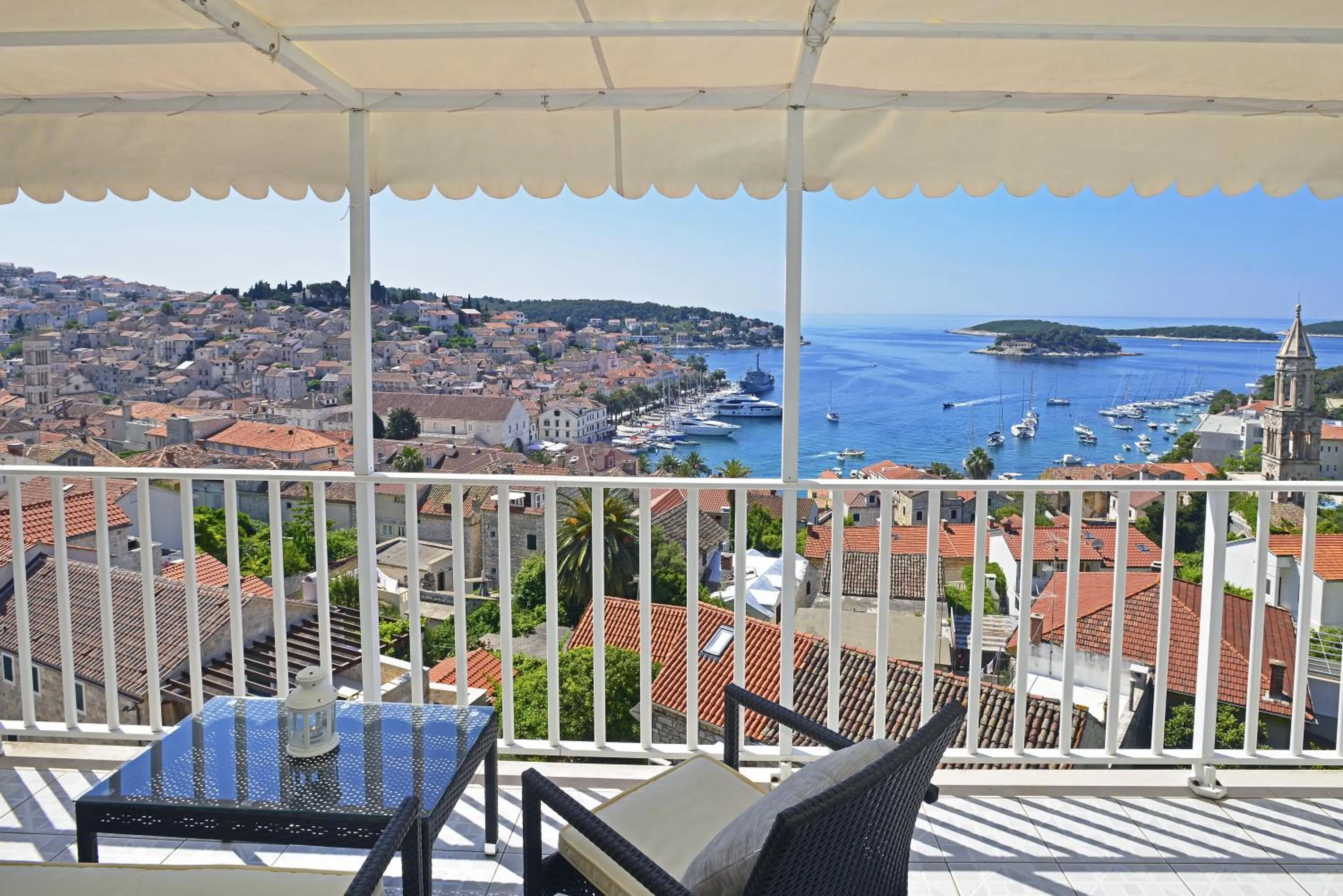 Balcony/Terrace in Apartments and Rooms Bonkan Hvar