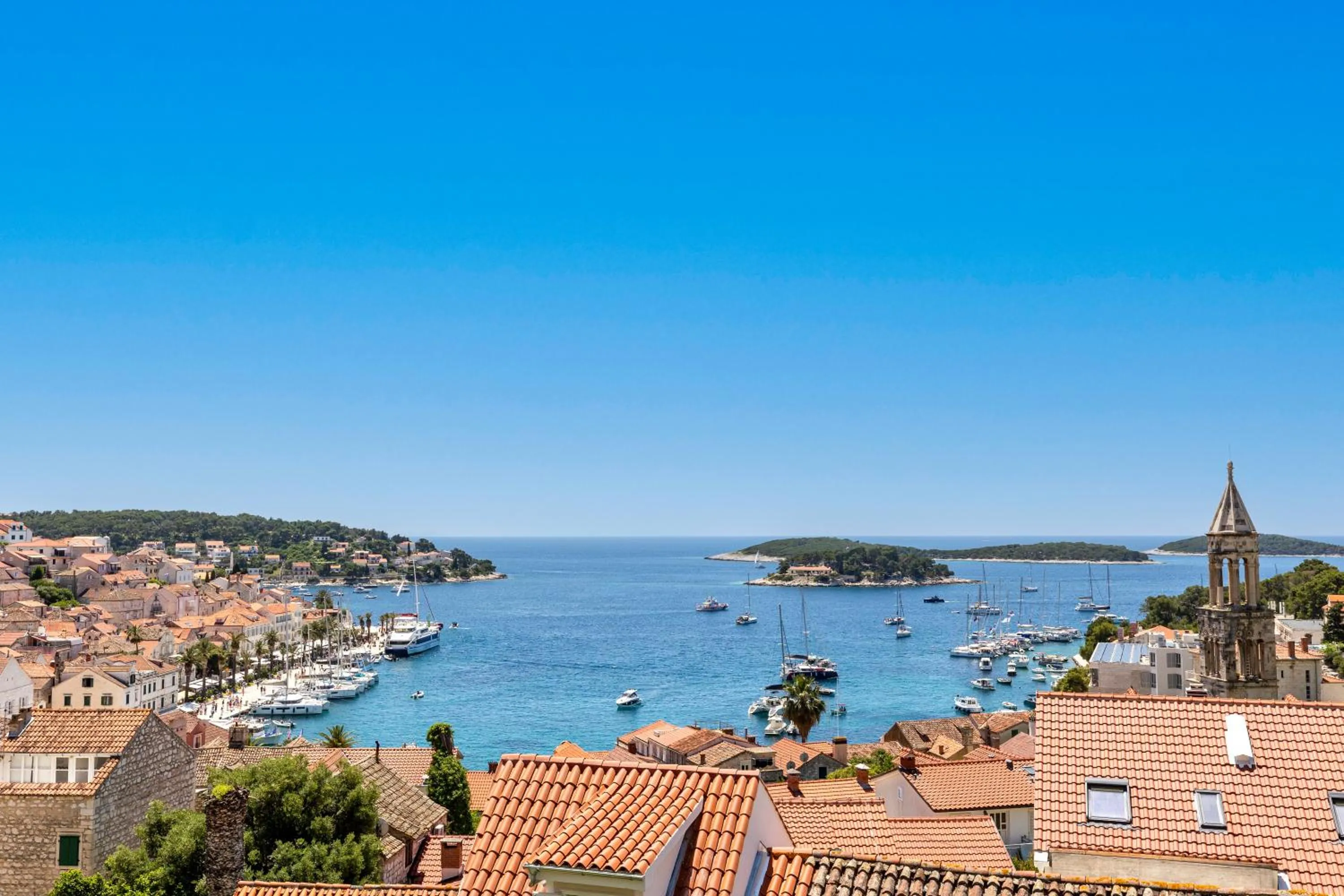 Sea view in Apartments and Rooms Bonkan Hvar