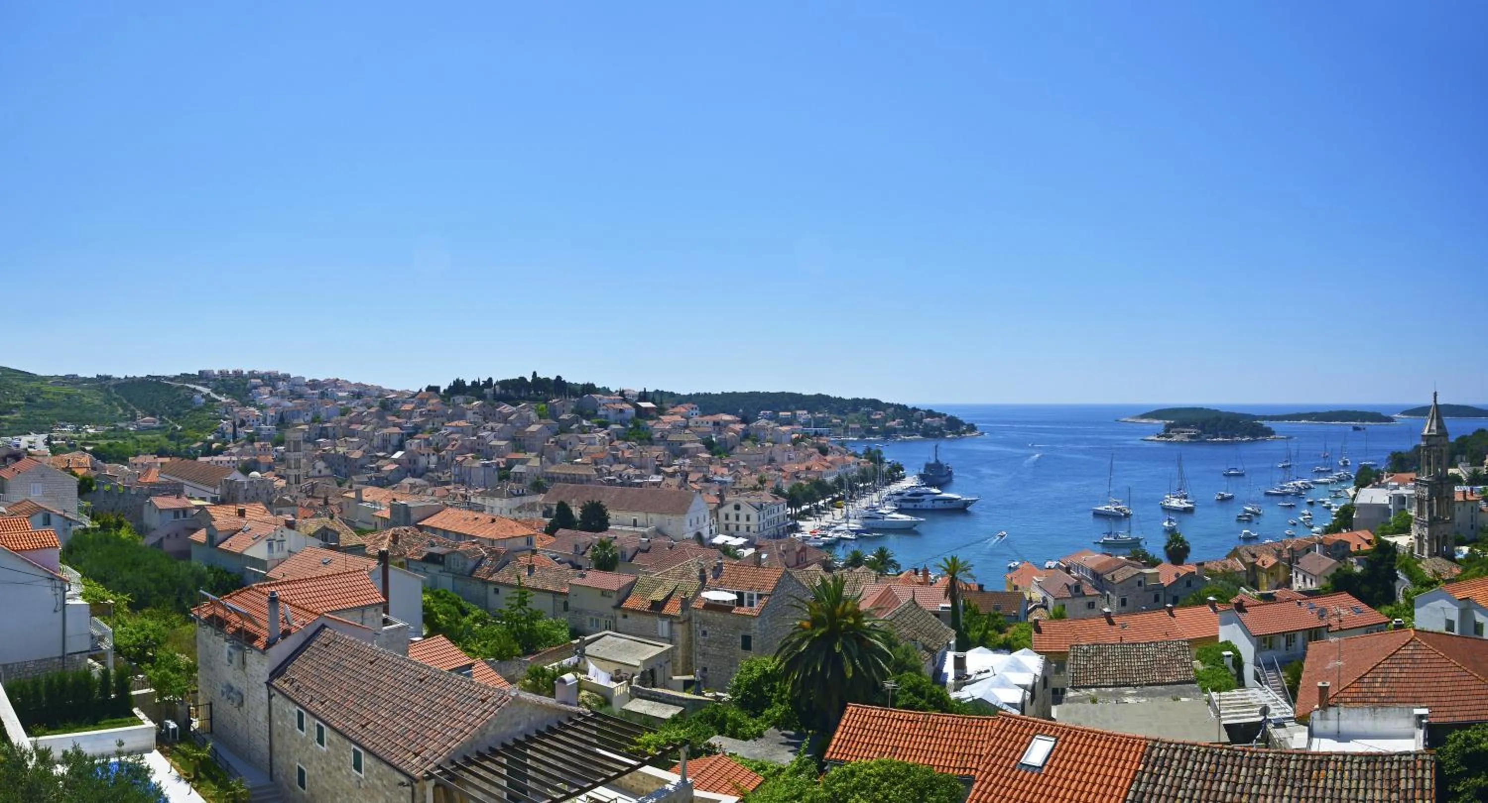 View (from property/room) in Apartments and Rooms Bonkan Hvar