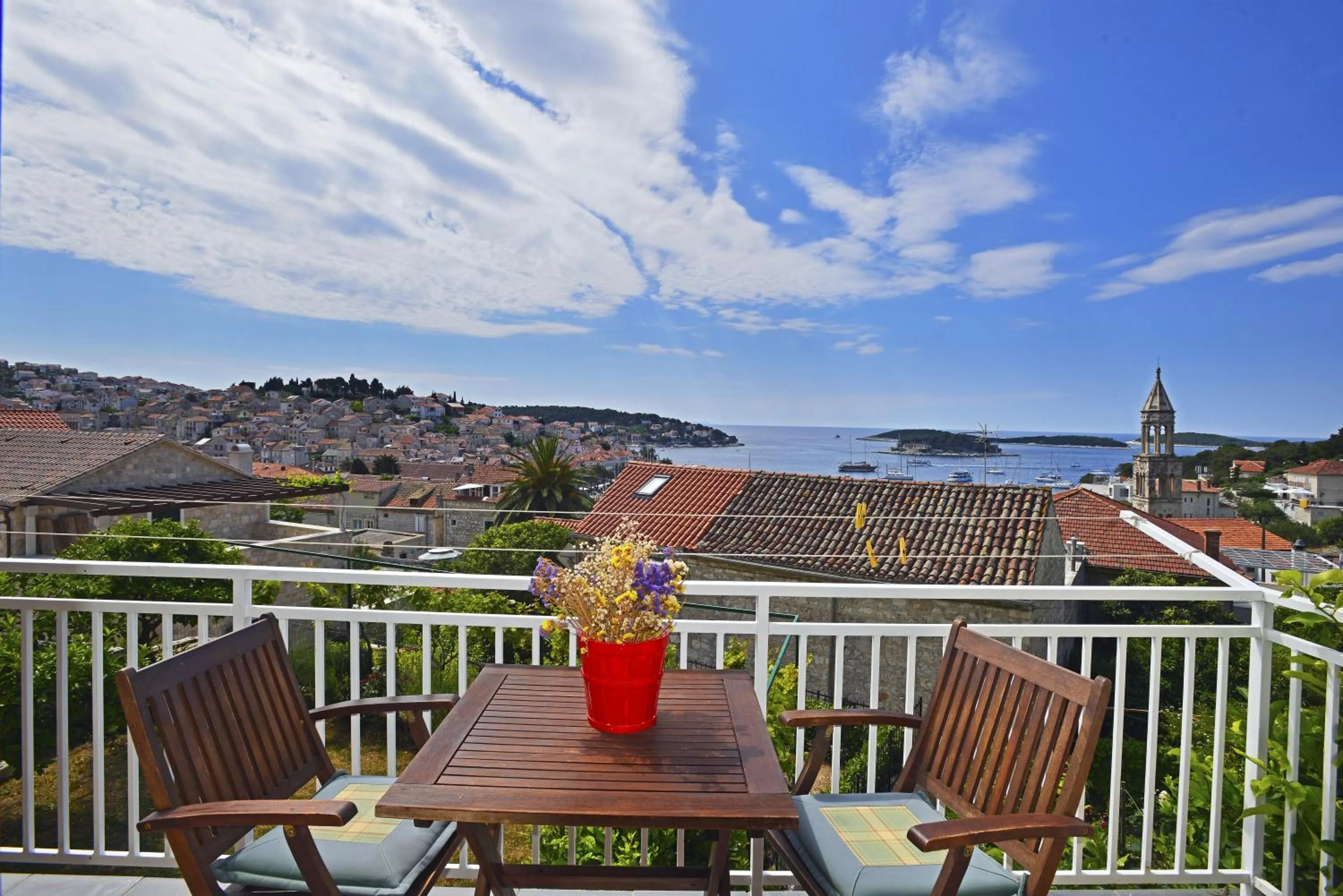 Balcony/Terrace in Apartments and Rooms Bonkan Hvar