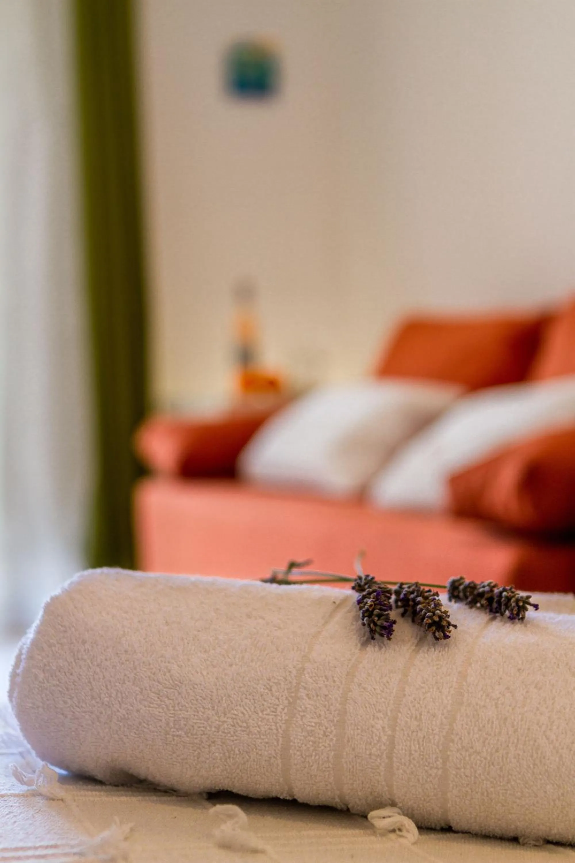 Decorative detail, Bed in Apartments and Rooms Bonkan Hvar