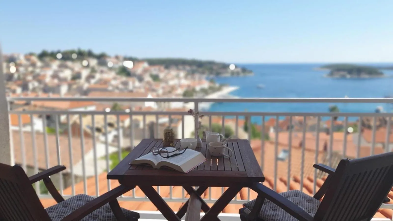 City view in Apartments and Rooms Bonkan Hvar