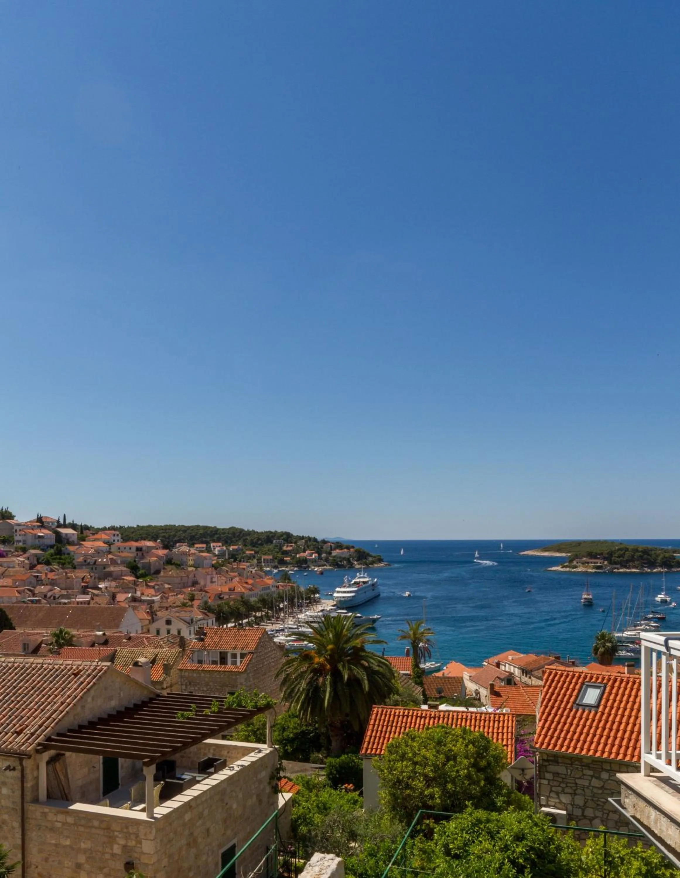 Balcony/Terrace in Apartments and Rooms Bonkan Hvar