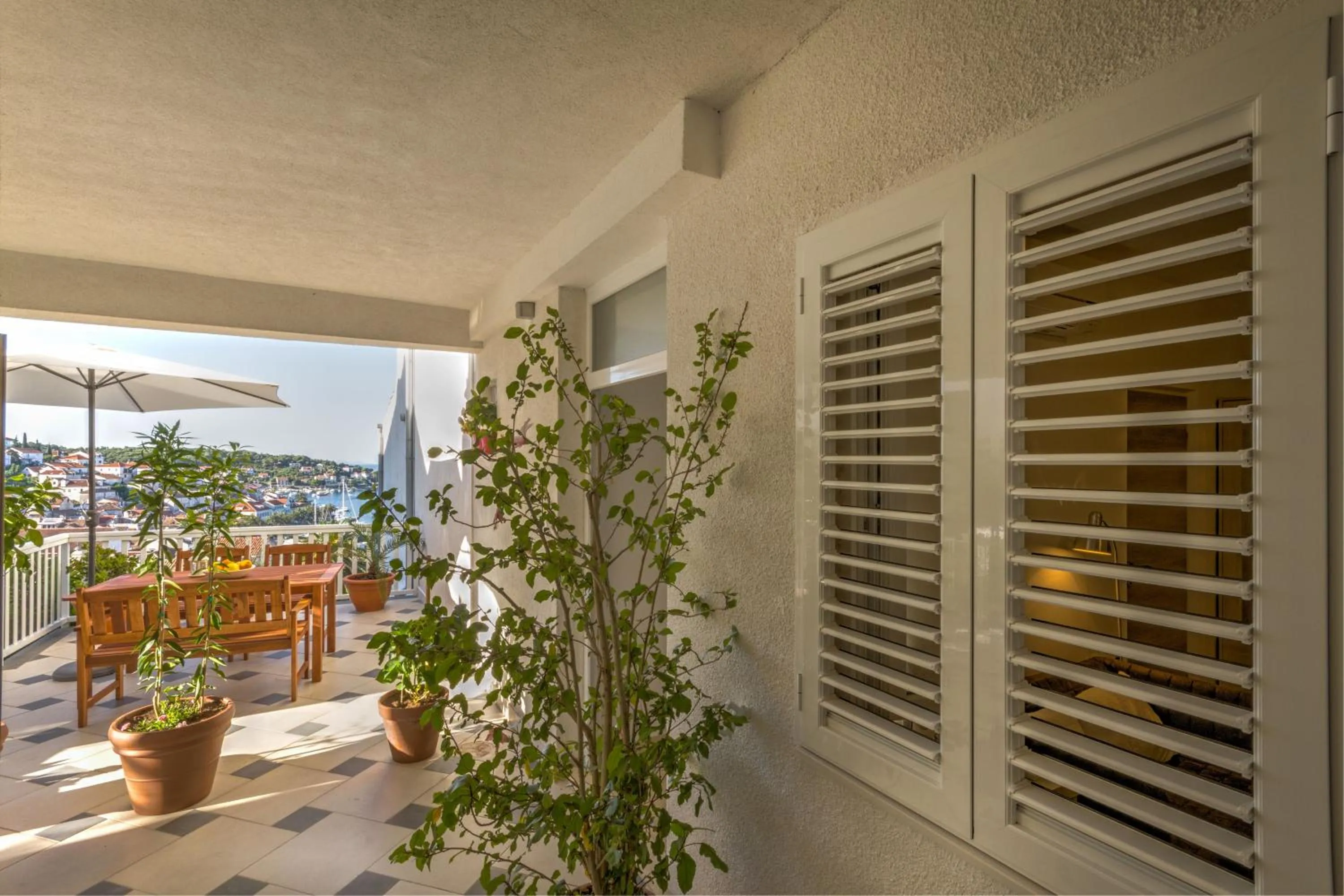 Balcony/Terrace in Apartments and Rooms Bonkan Hvar