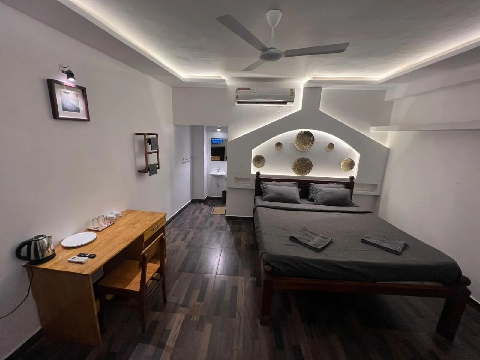 Bedroom, Bed in The French Villa Elite