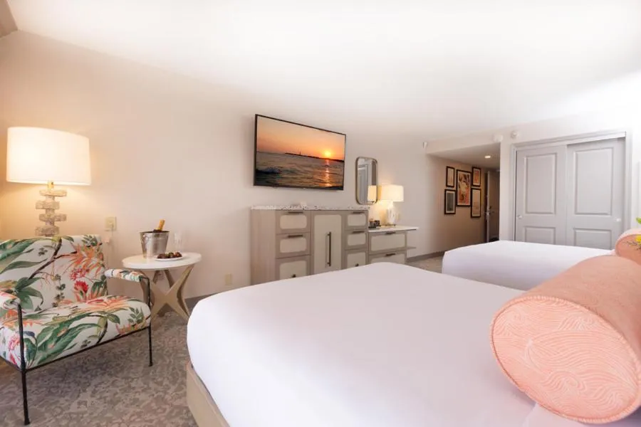 Bed in Ocean Club Hotel