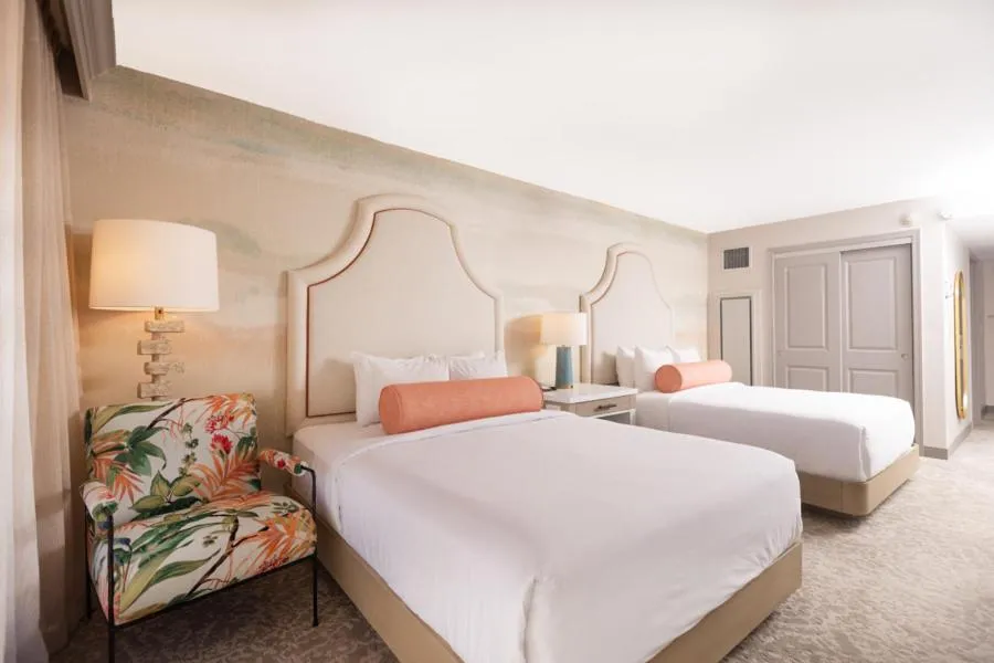 Bed in Ocean Club Hotel