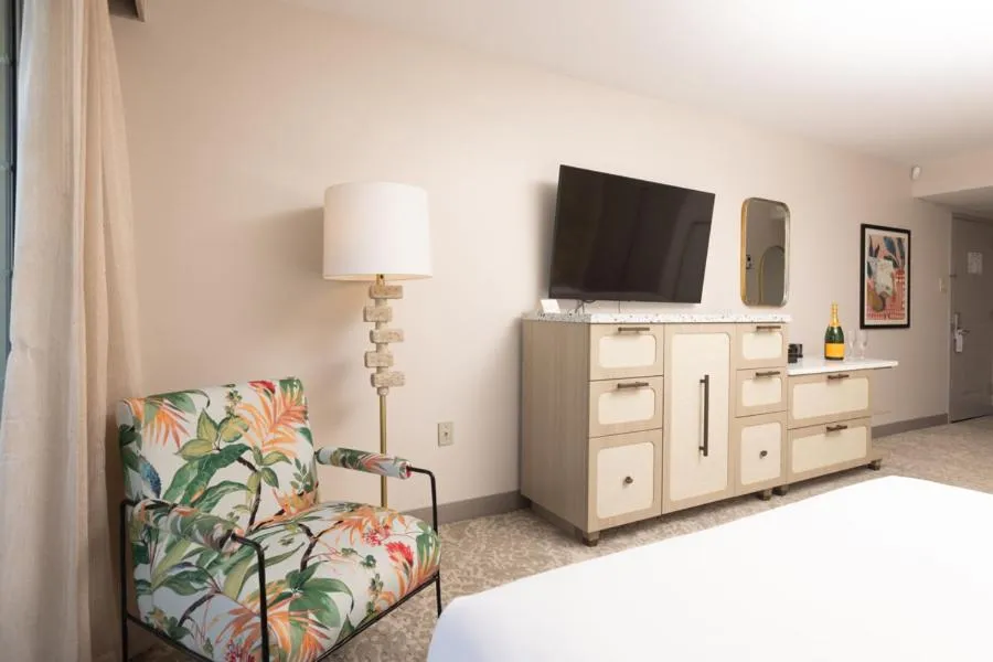 Bed in Ocean Club Hotel