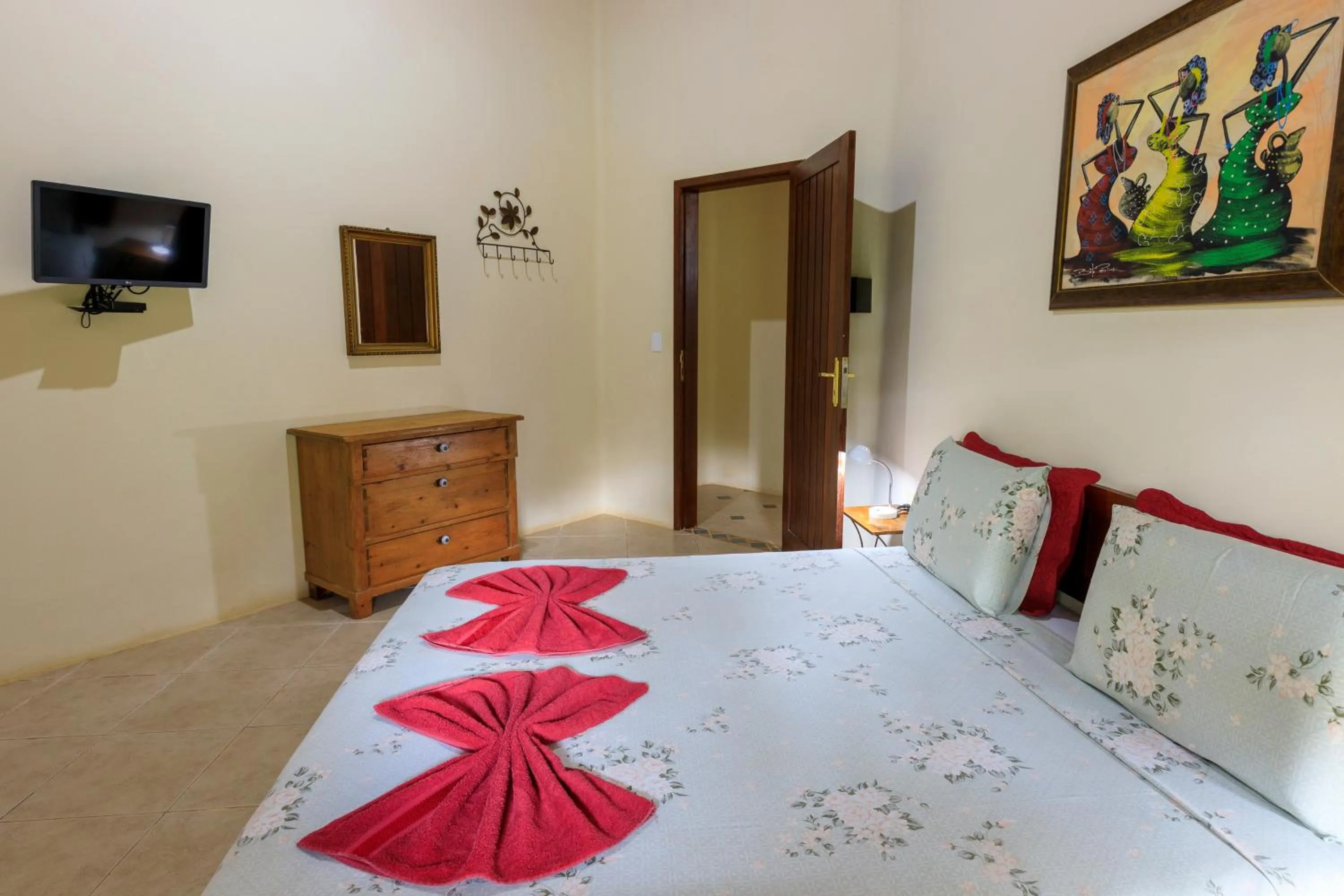 Restaurant/places to eat, Bed in Pousada Canto No Bosque