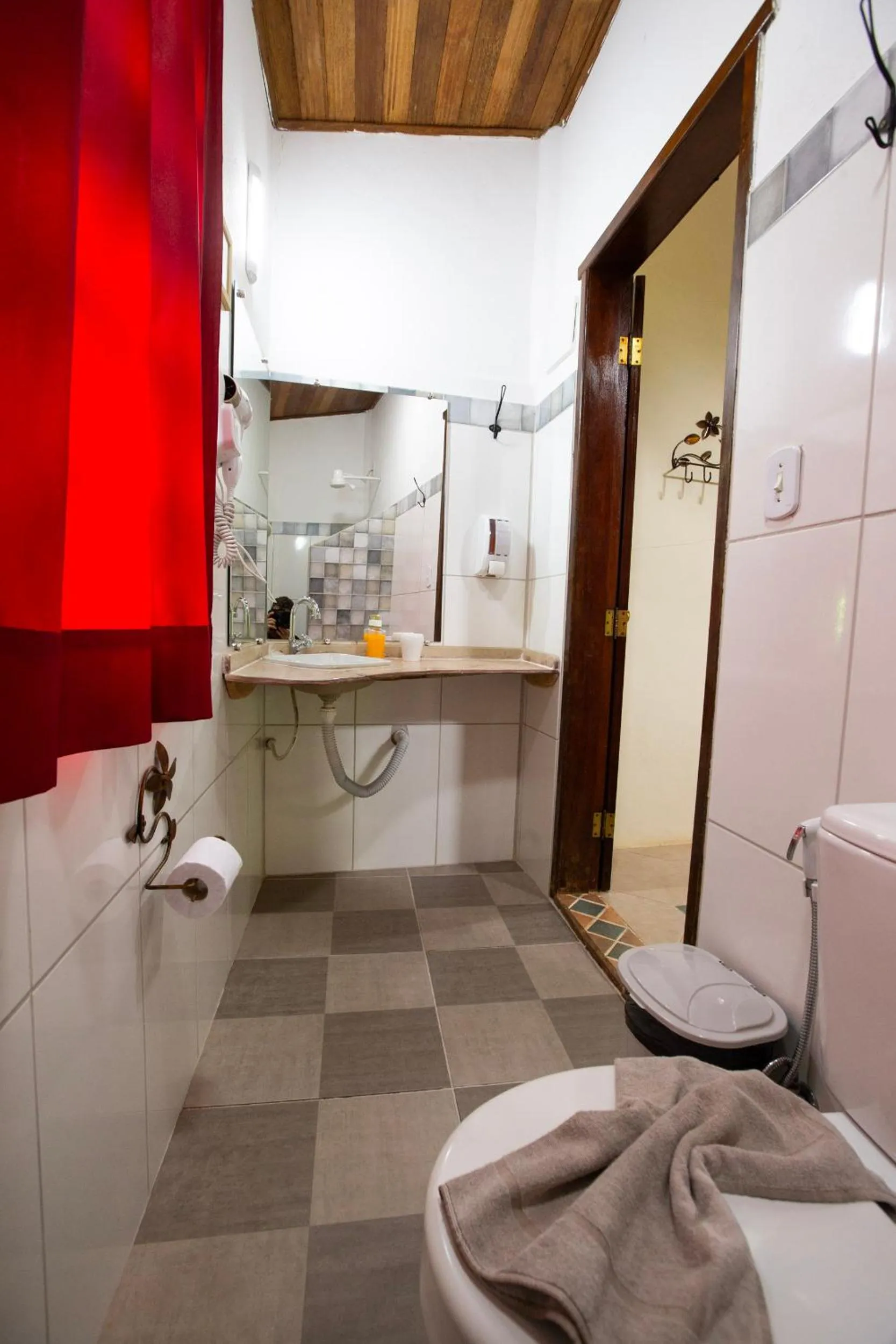 Shower in Pousada Canto No Bosque