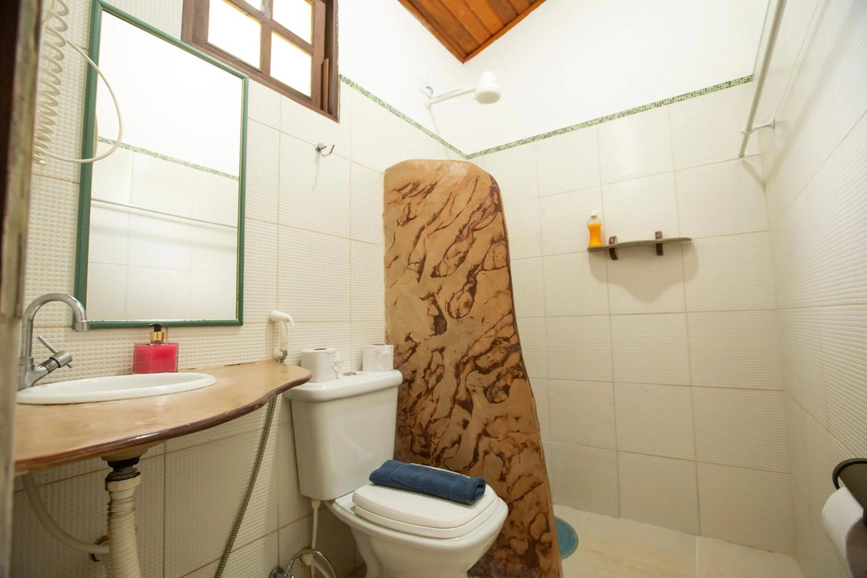 Toilet in Pousada Canto No Bosque