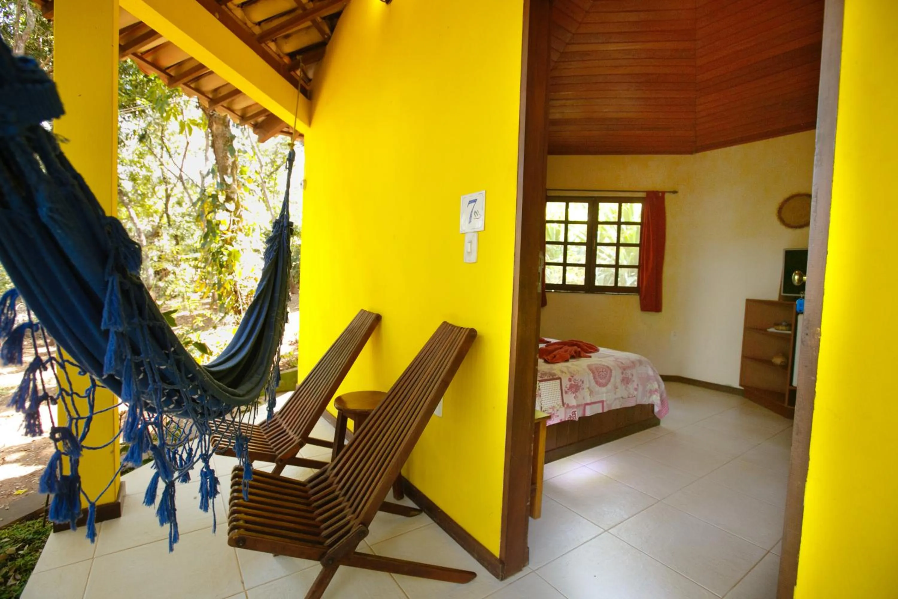 Patio in Pousada Canto No Bosque