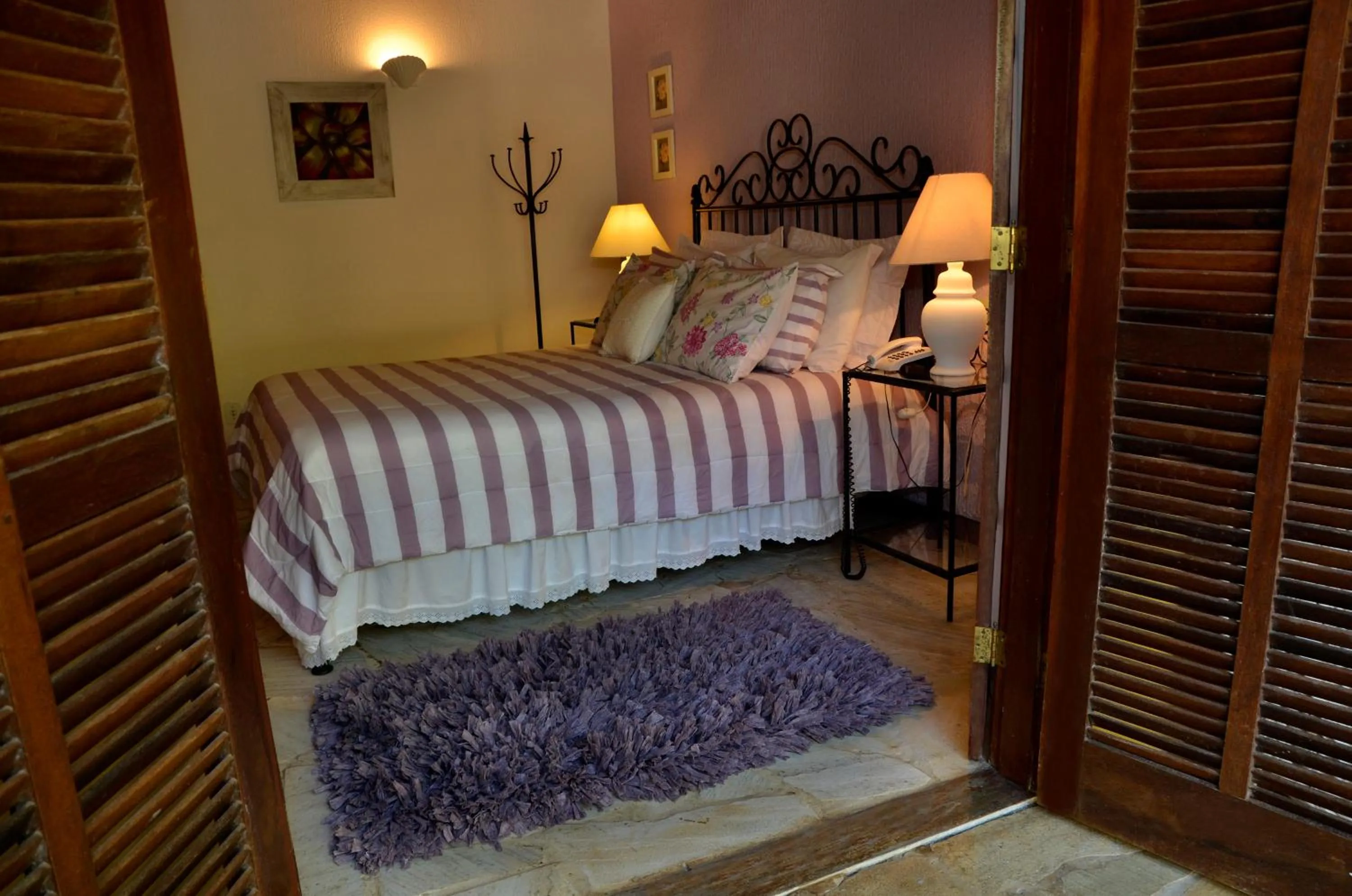 Decorative detail, Bed in Pousada do Namorado