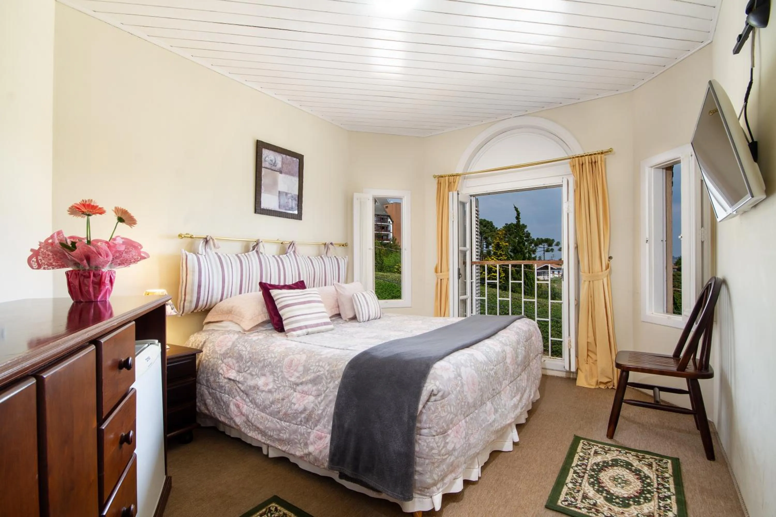 Bed in Pousada Confraria da Terra