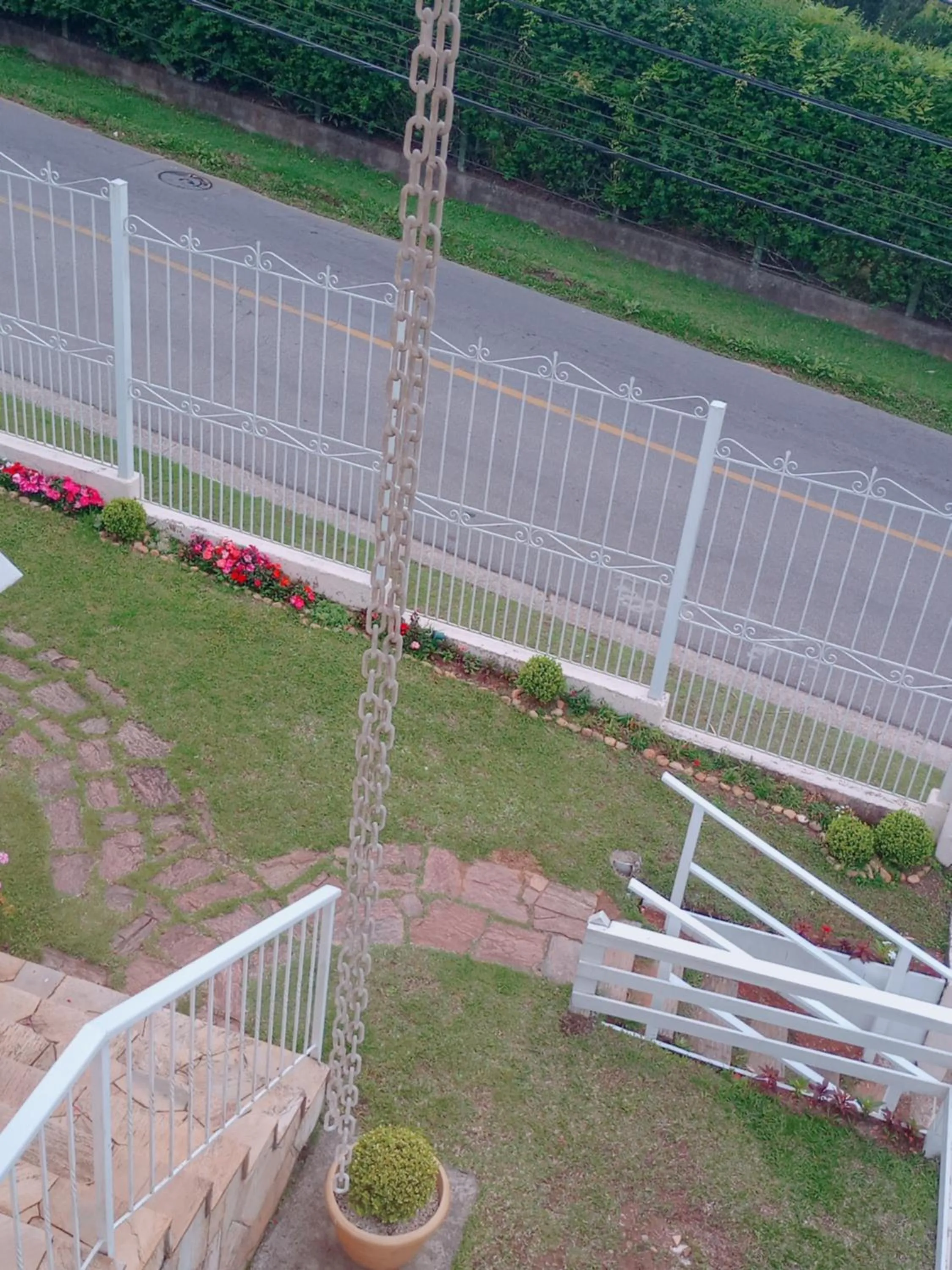 Garden view in Pousada Confraria da Terra