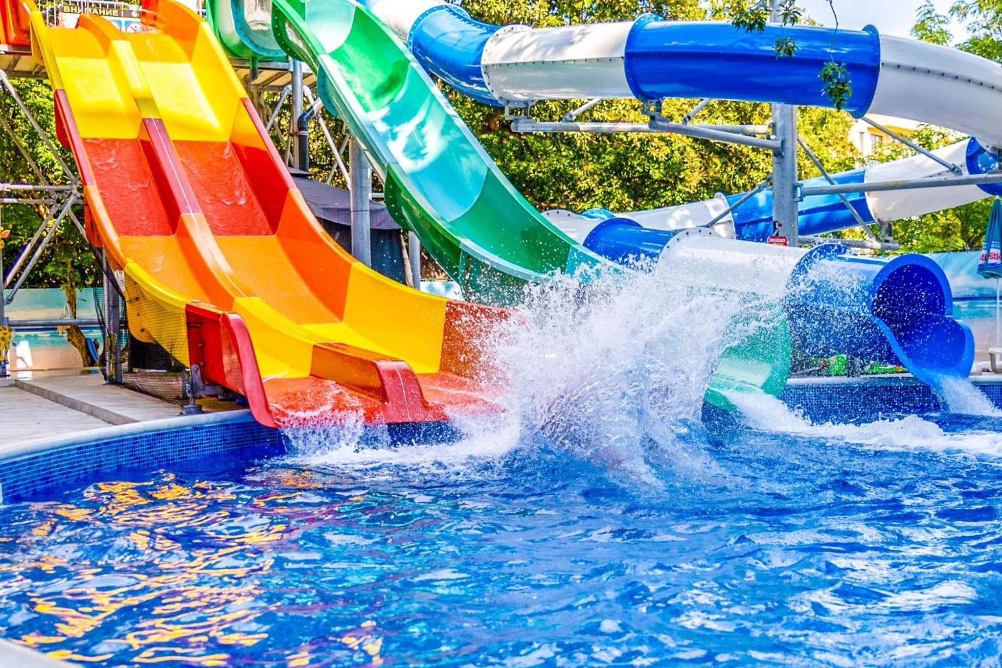 Aqua park in Prestige Deluxe Hotel Aquapark Club - All inclusive