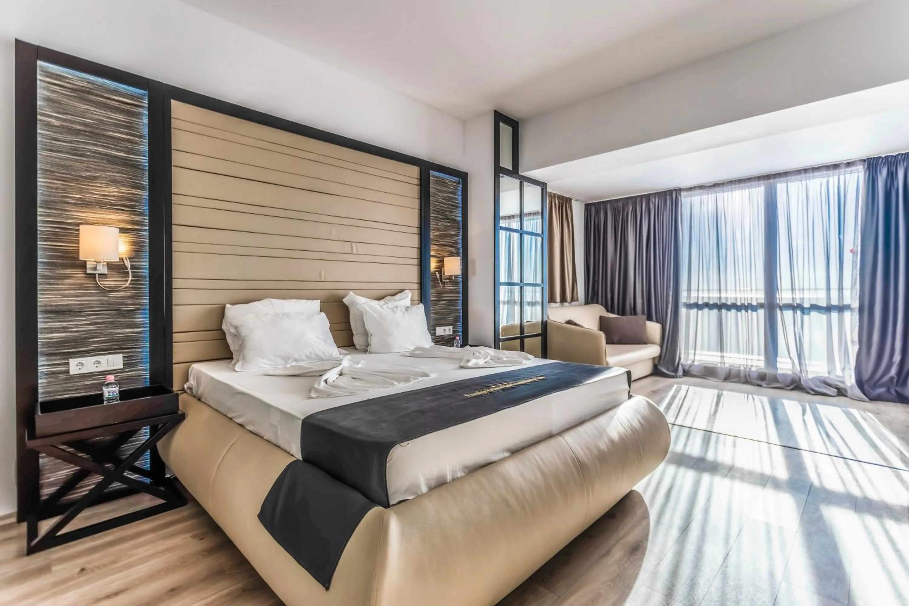 Bed in Prestige Deluxe Hotel Aquapark Club - All inclusive