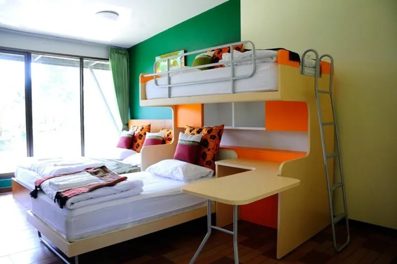 Bed in Phumimalee Nature View Resort