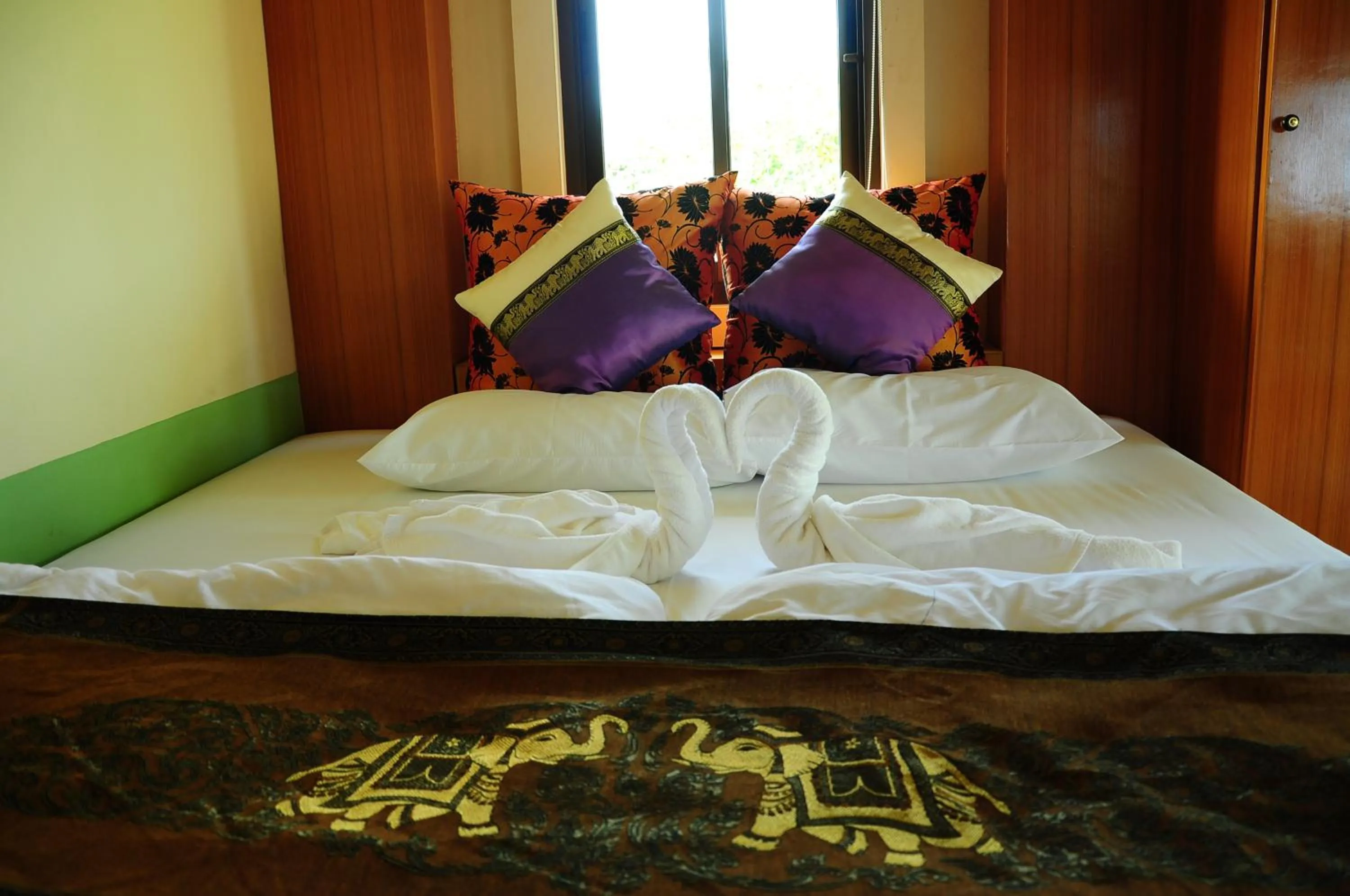 Bed in Phumimalee Nature View Resort