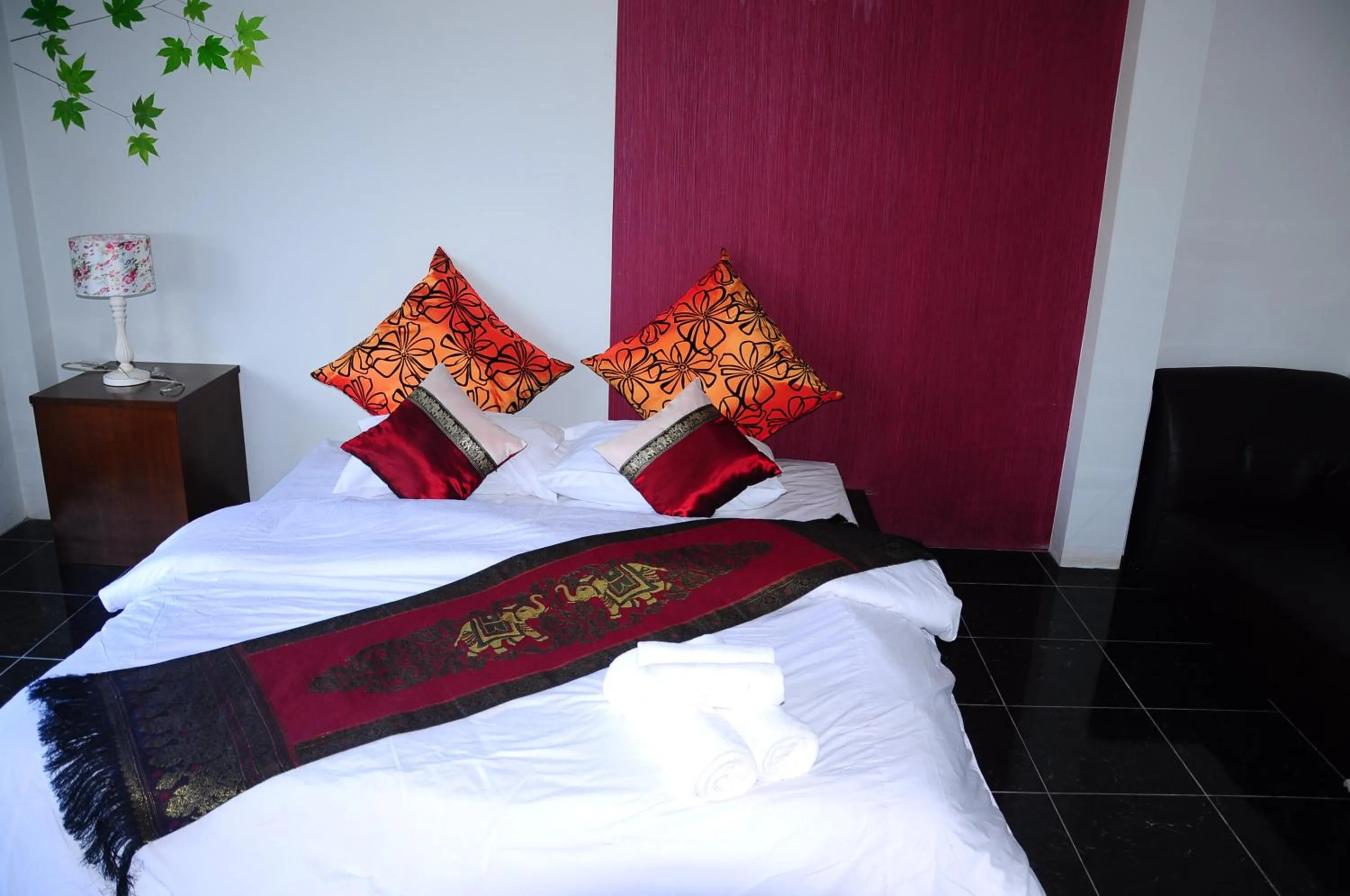 Bed in Phumimalee Nature View Resort