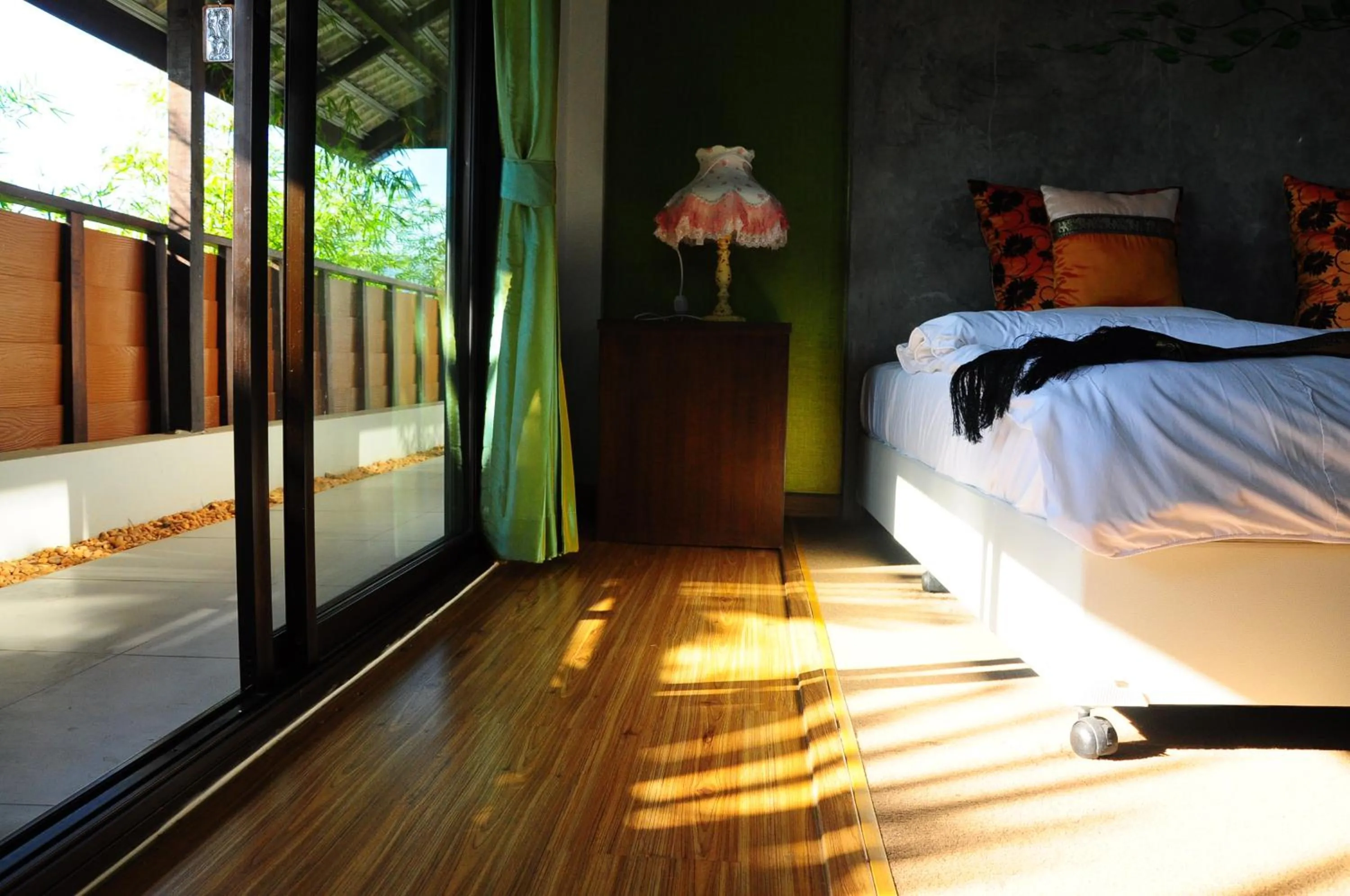 Bed in Phumimalee Nature View Resort